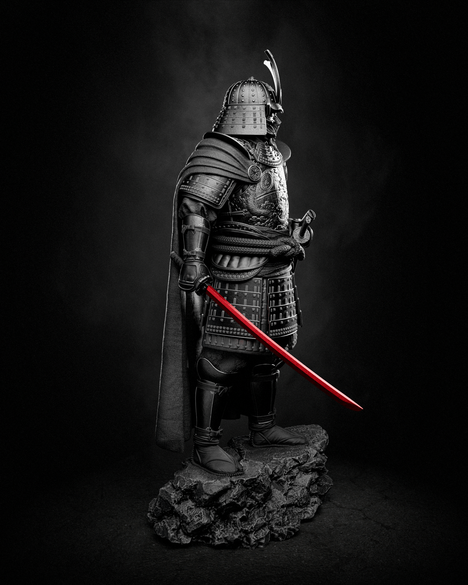 Darth Vader Samurai - CA 3D Studios - Dark Forge Arts