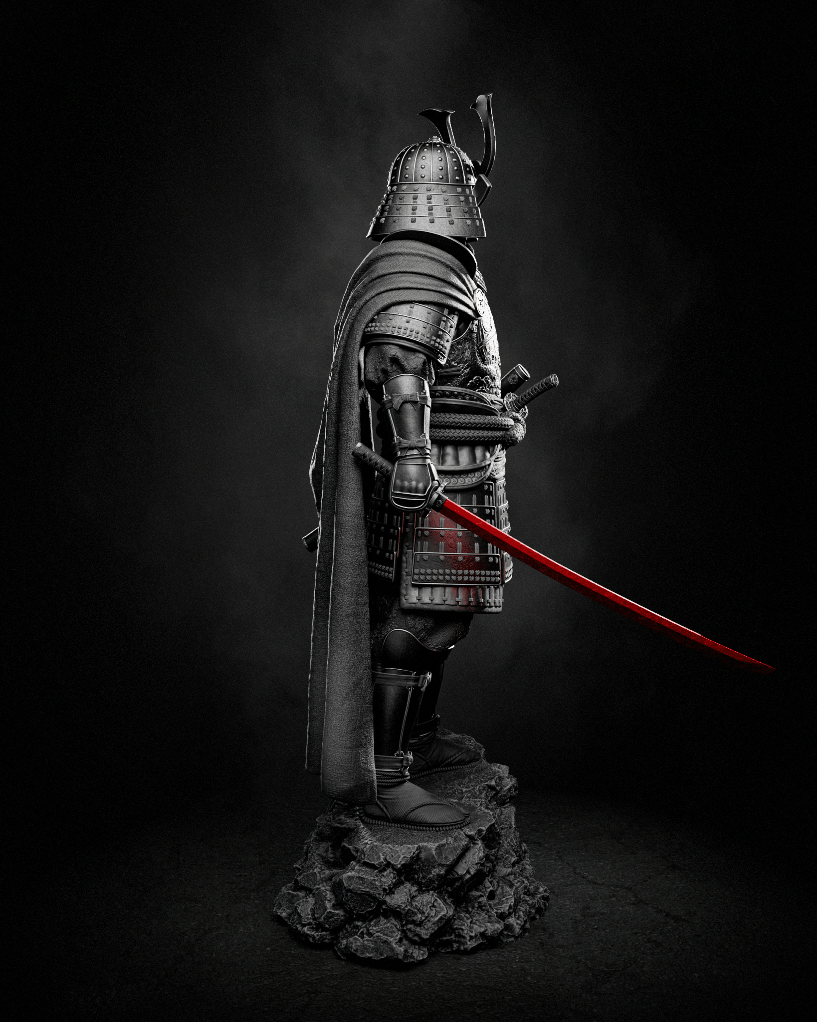 Darth Vader Samurai - CA 3D Studios - Dark Forge Arts