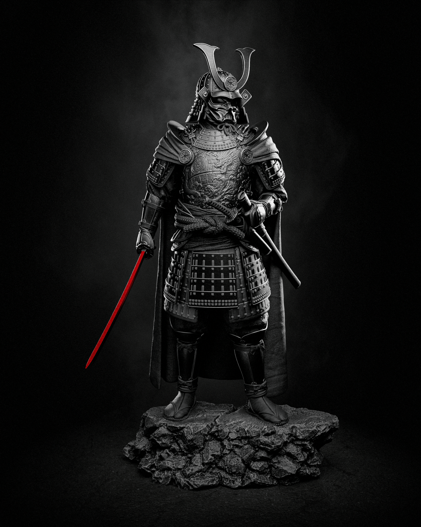 Darth Vader Samurai - CA 3D Studios - Dark Forge Arts