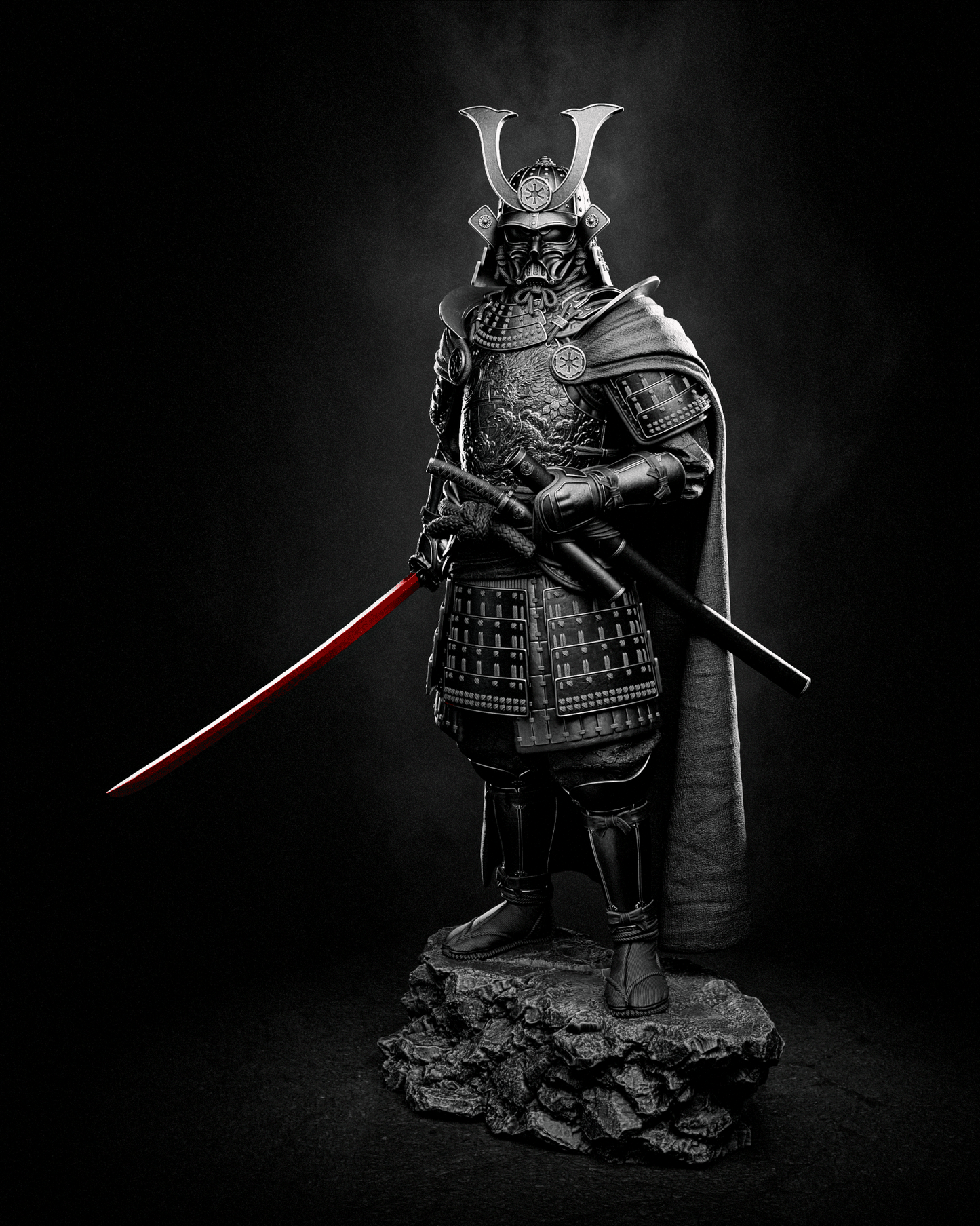 Darth Vader Samurai - CA 3D Studios - Dark Forge Arts