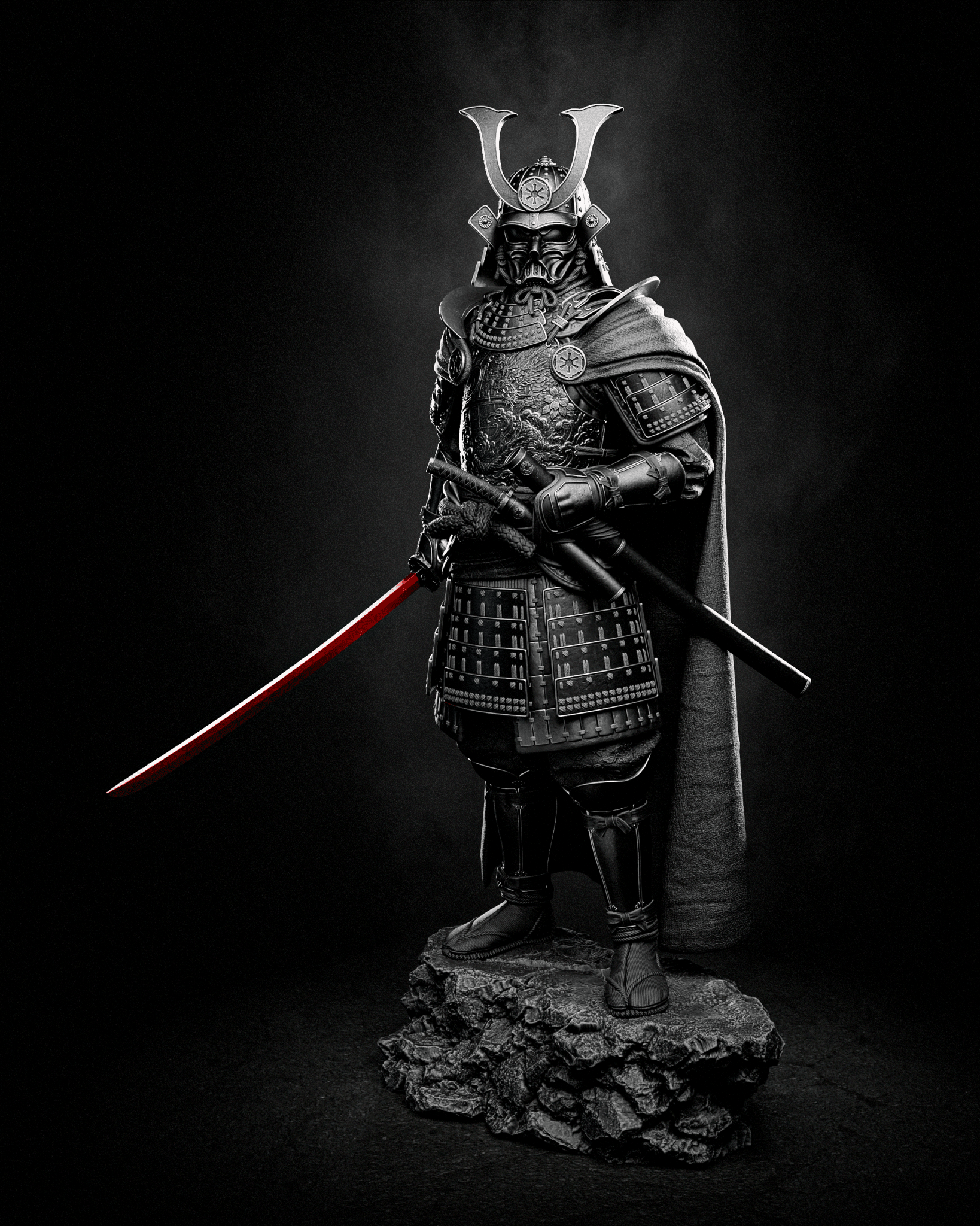 Darth Vader Samurai - CA 3D Studios - Dark Forge Arts