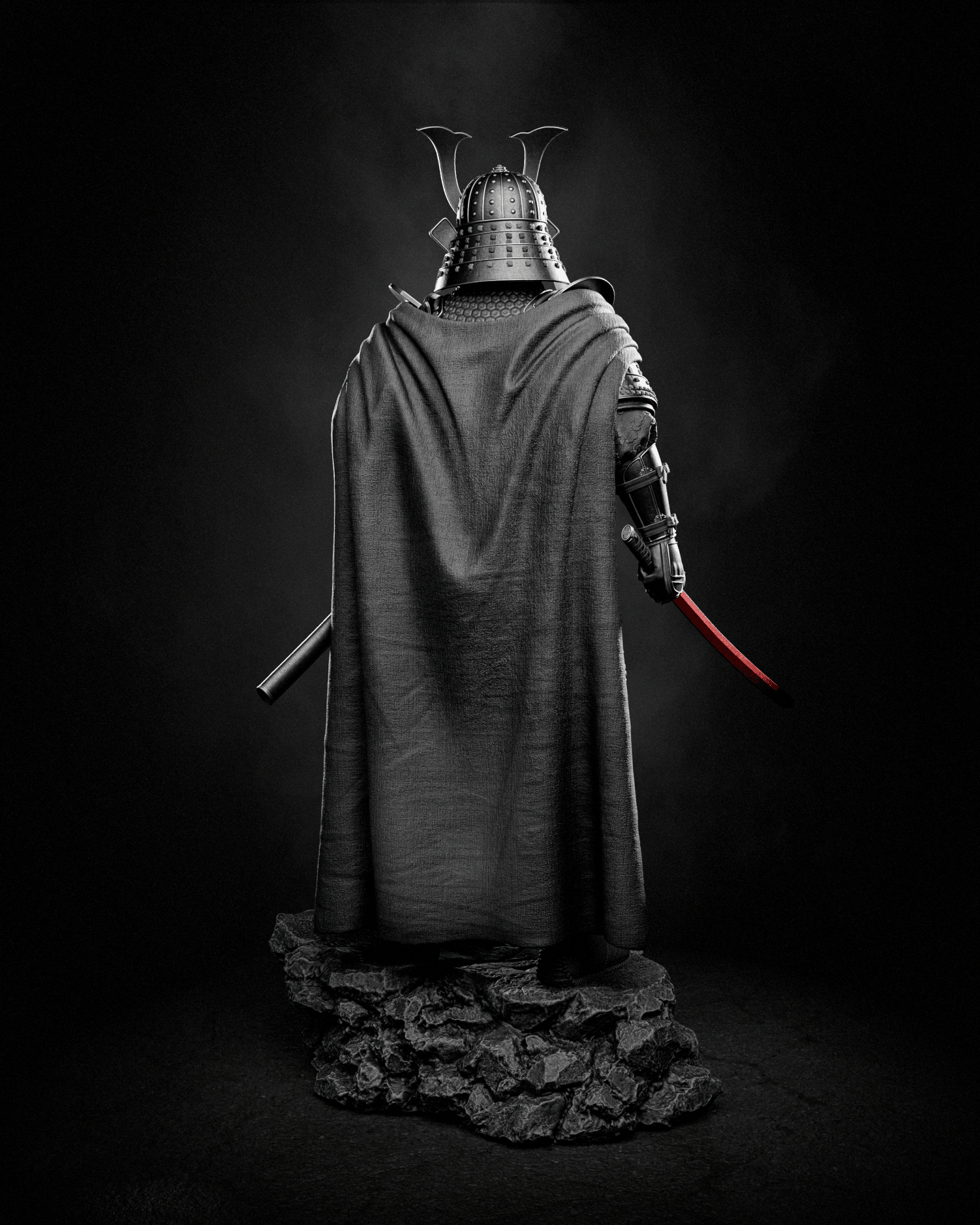 Darth Vader Samurai - CA 3D Studios - Dark Forge Arts