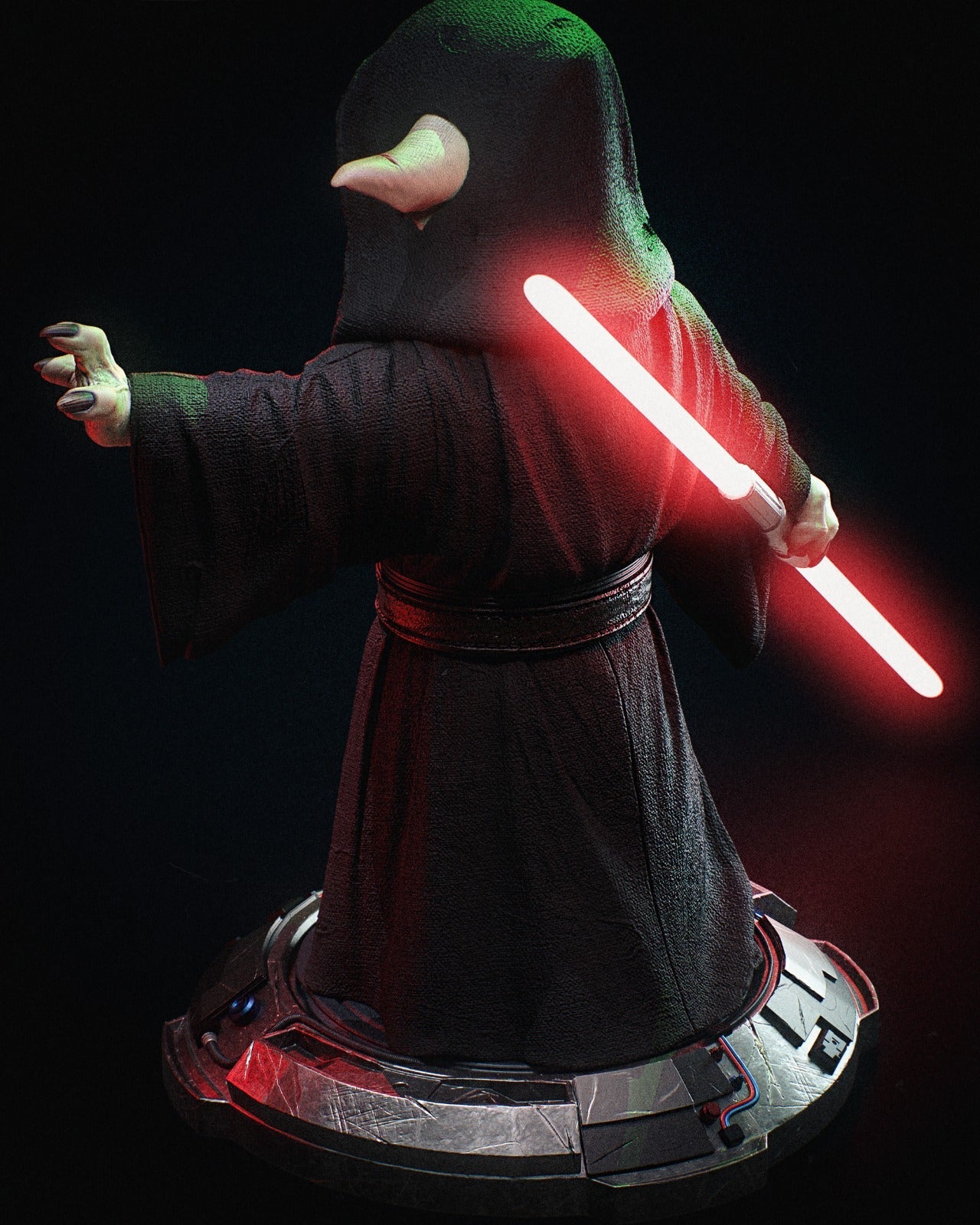 Darth Yoda - CA 3D Studios - Dark Forge Arts
