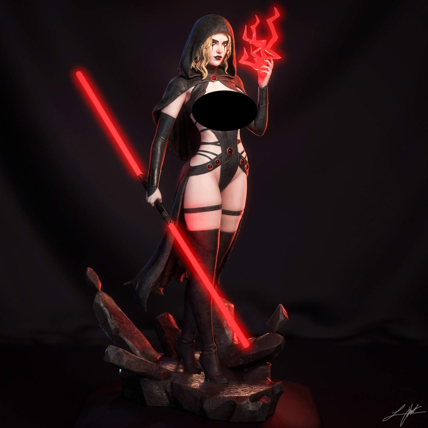 Darth Zannah - Abe3D - Dark Forge Arts