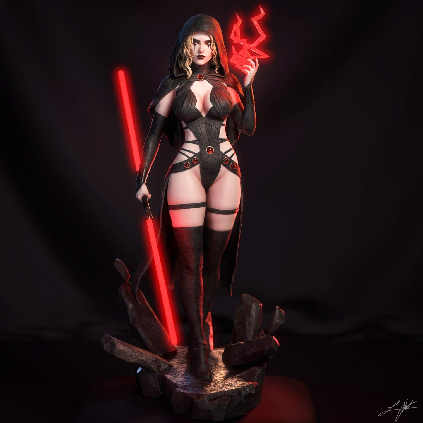 Darth Zannah - Abe3D - Dark Forge Arts