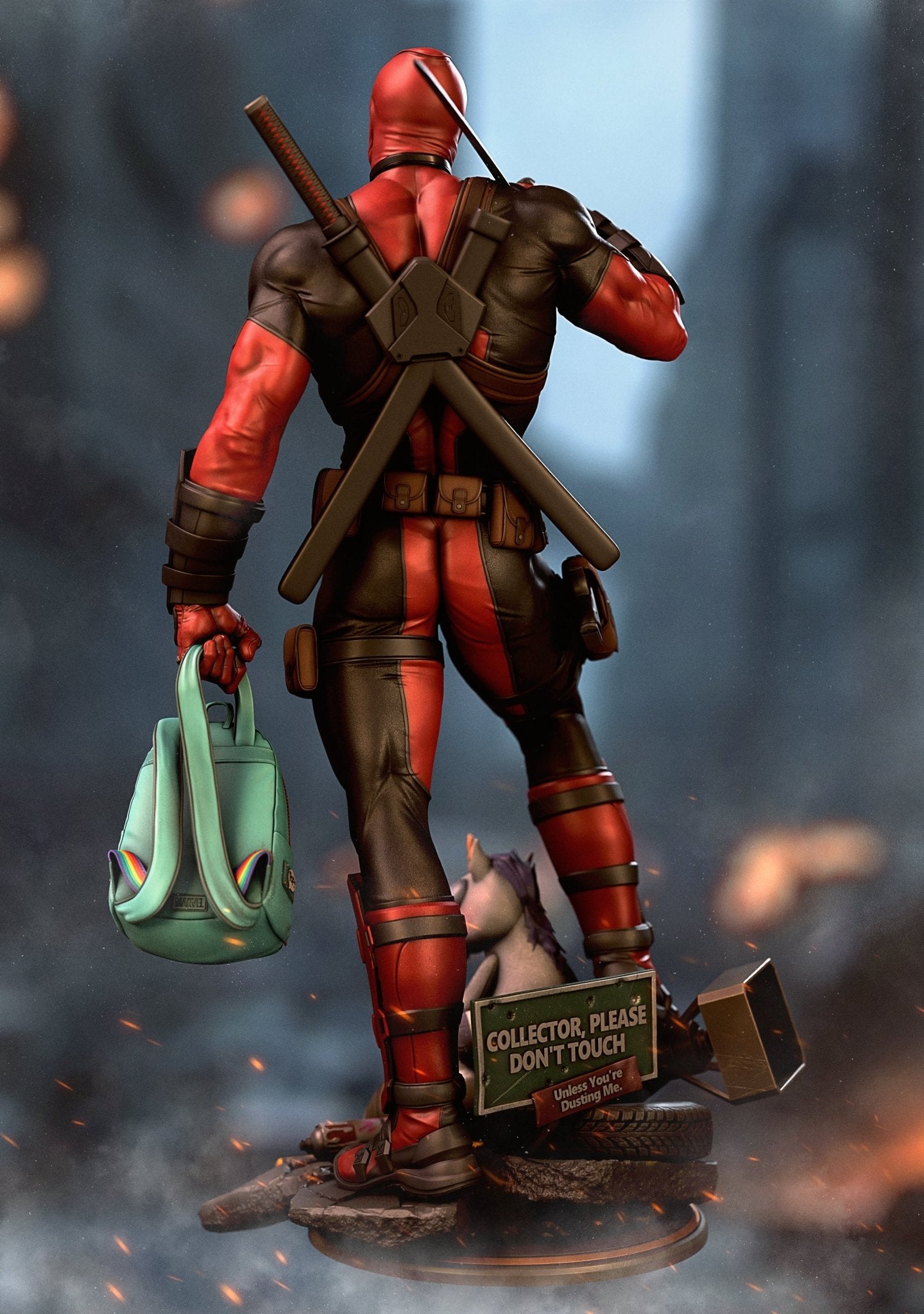 Deadpool - CA 3D Studios - Dark Forge Arts