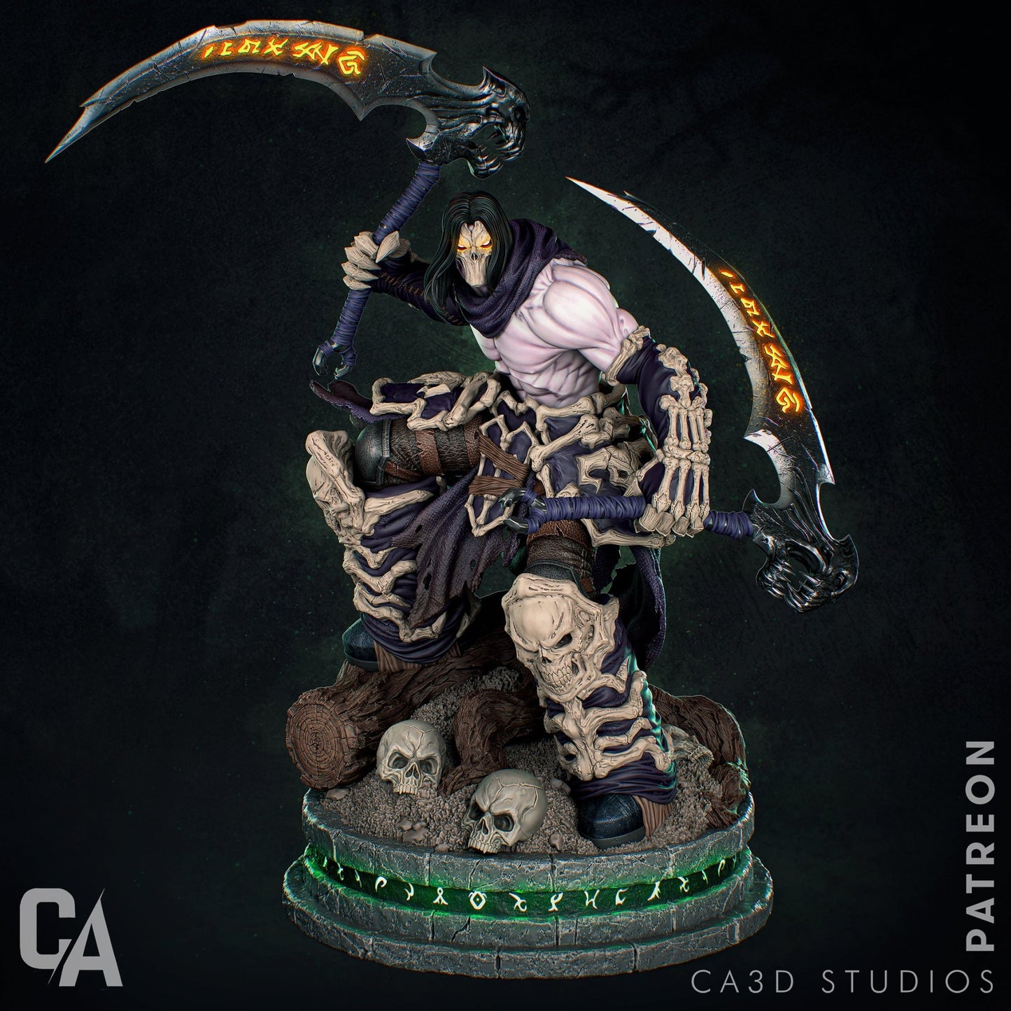 Death Horsemen - CA 3D Studios - Dark Forge Arts
