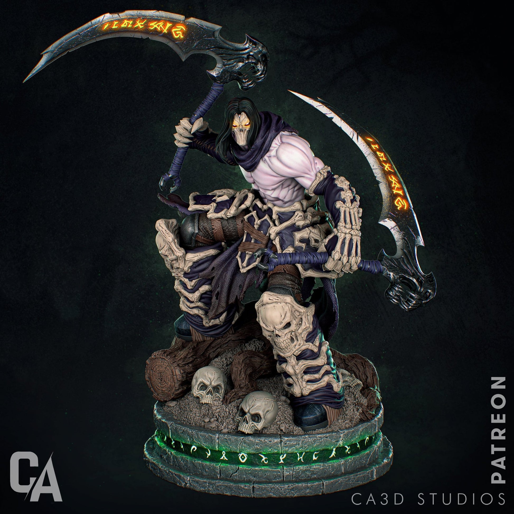 Death Horsemen - CA 3D Studios - Dark Forge Arts