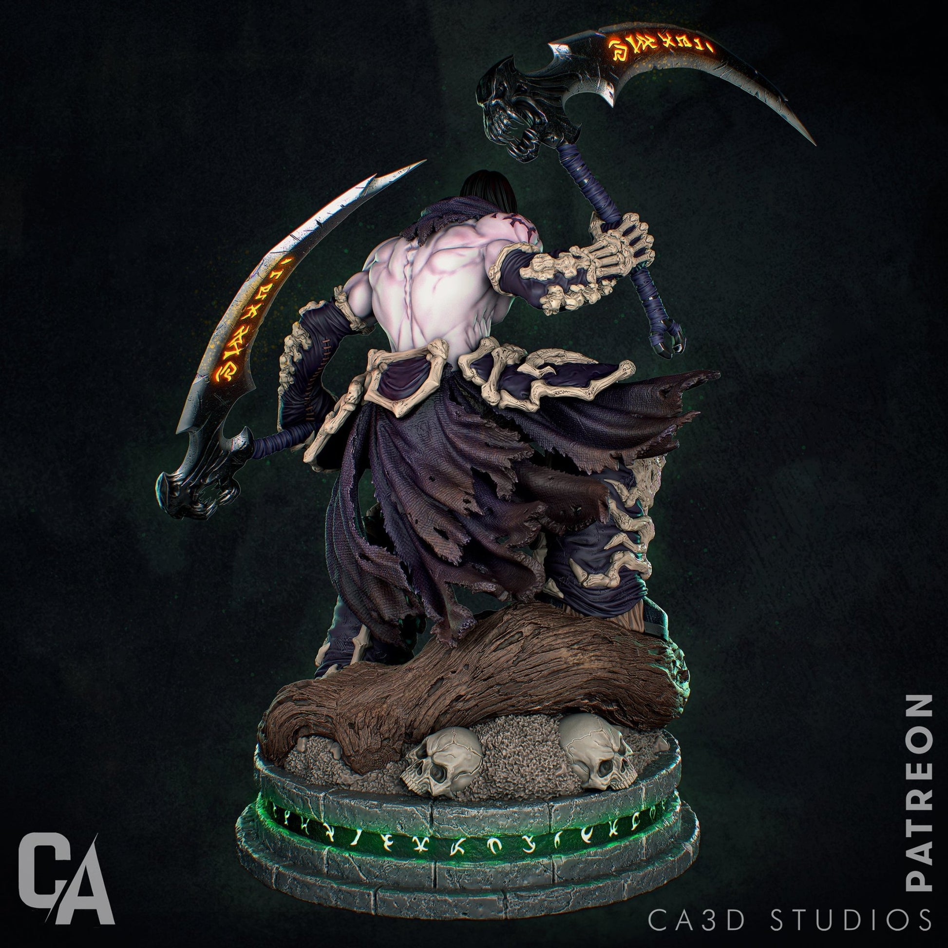 Death Horsemen - CA 3D Studios - Dark Forge Arts