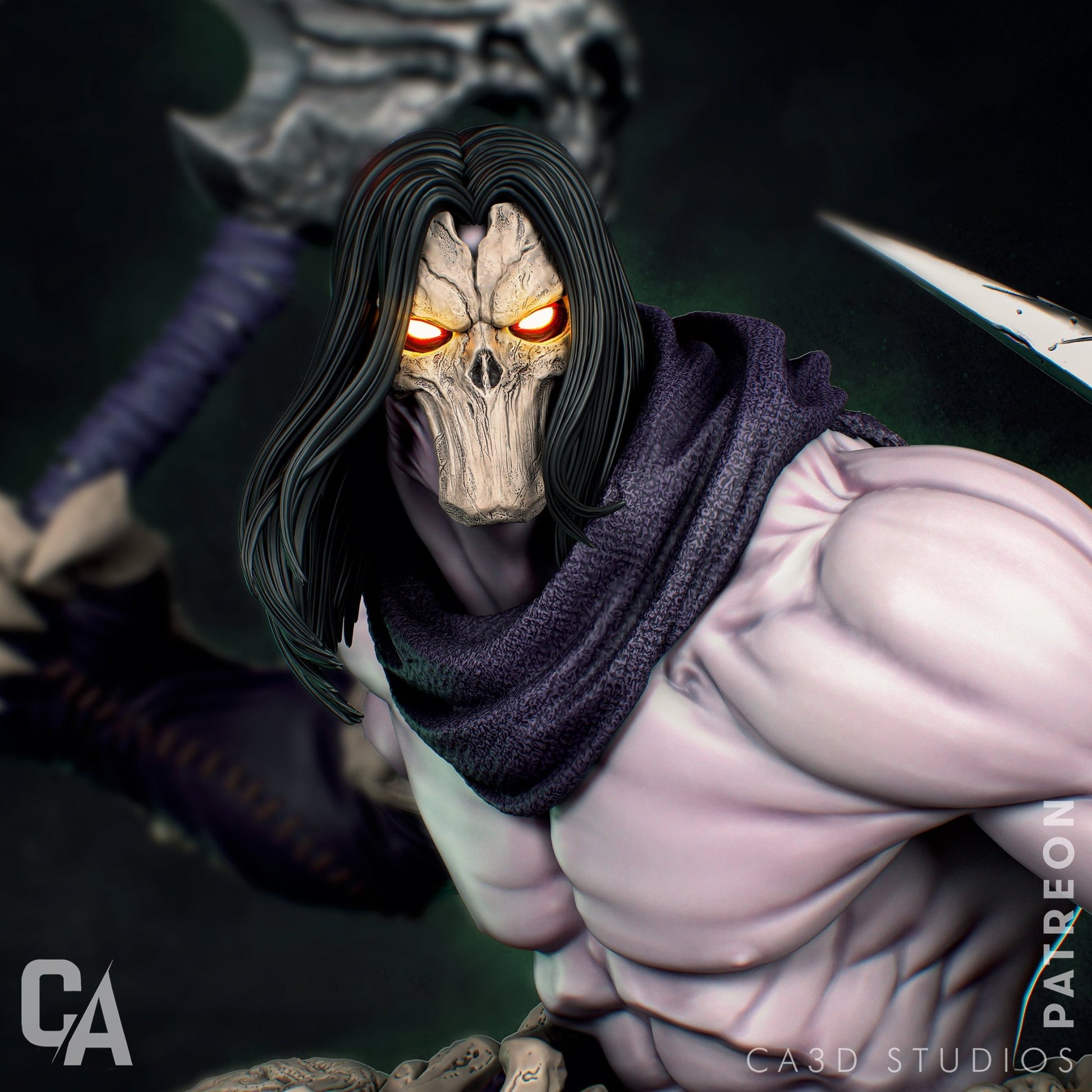 Death Horsemen - CA 3D Studios - Dark Forge Arts