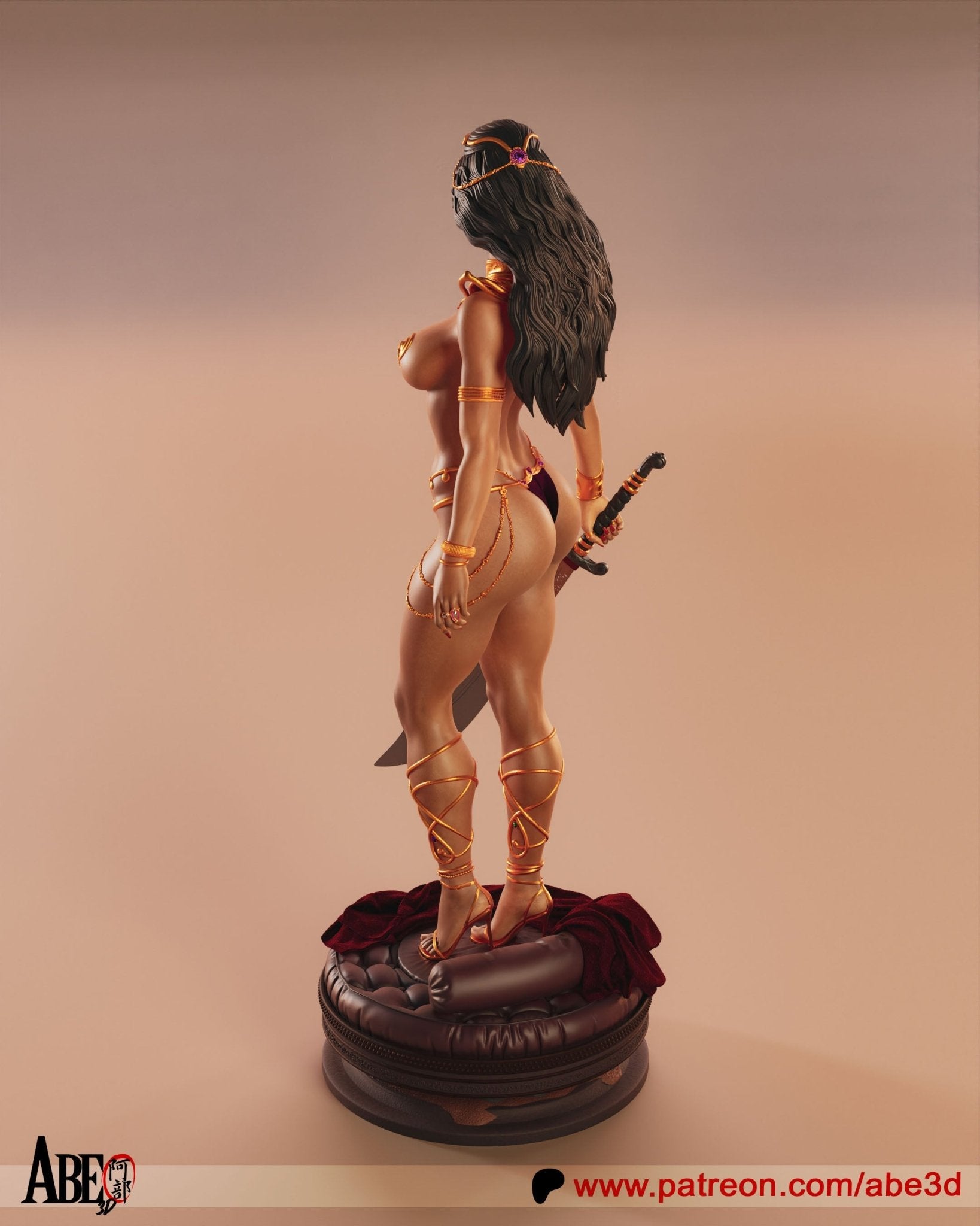 Dejah Thoris - Abe3D - Dark Forge Arts