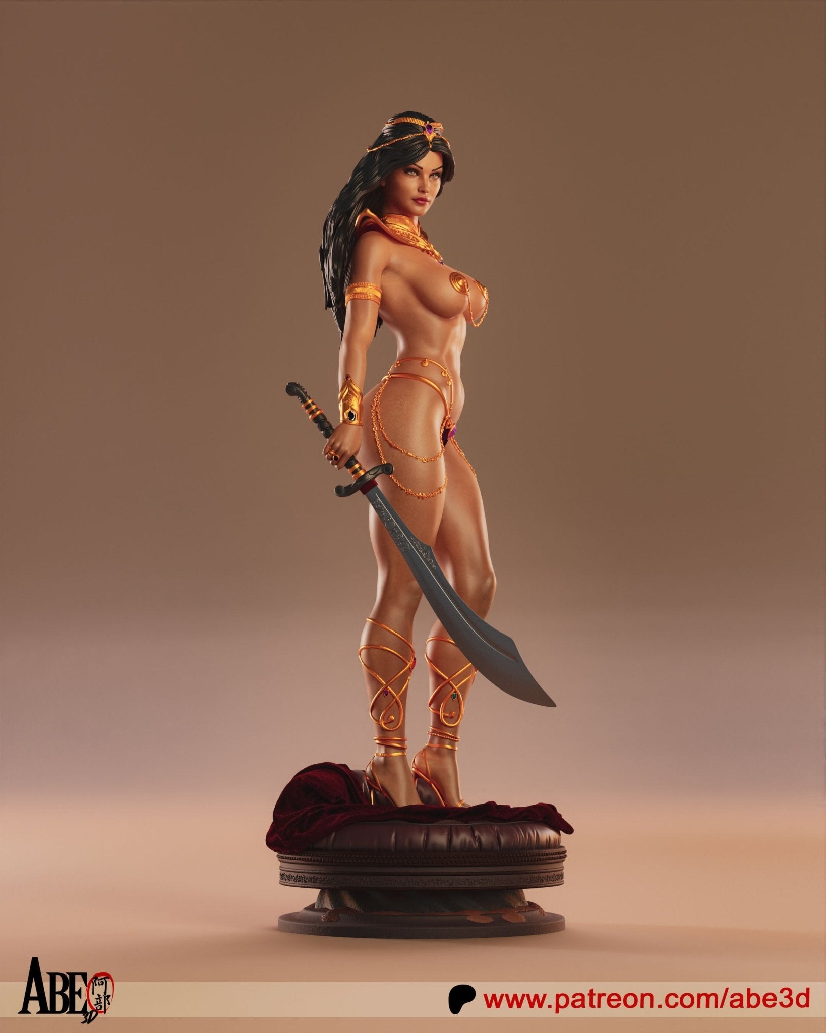 Dejah Thoris - Abe3D - Dark Forge Arts