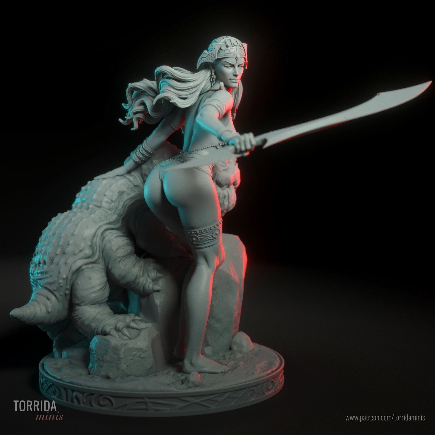 Dejah Thoris - Torrida Minis - Dark Forge Arts