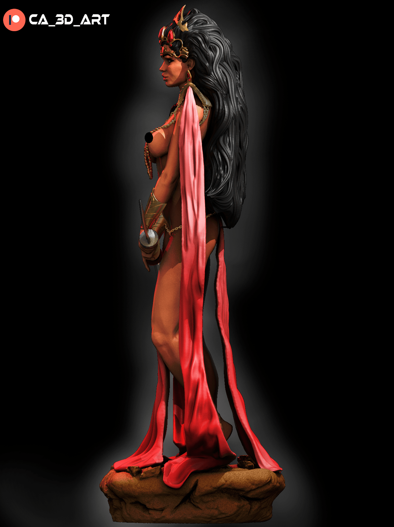 Dejah Thorris - CA 3D Studios - Dark Forge Arts