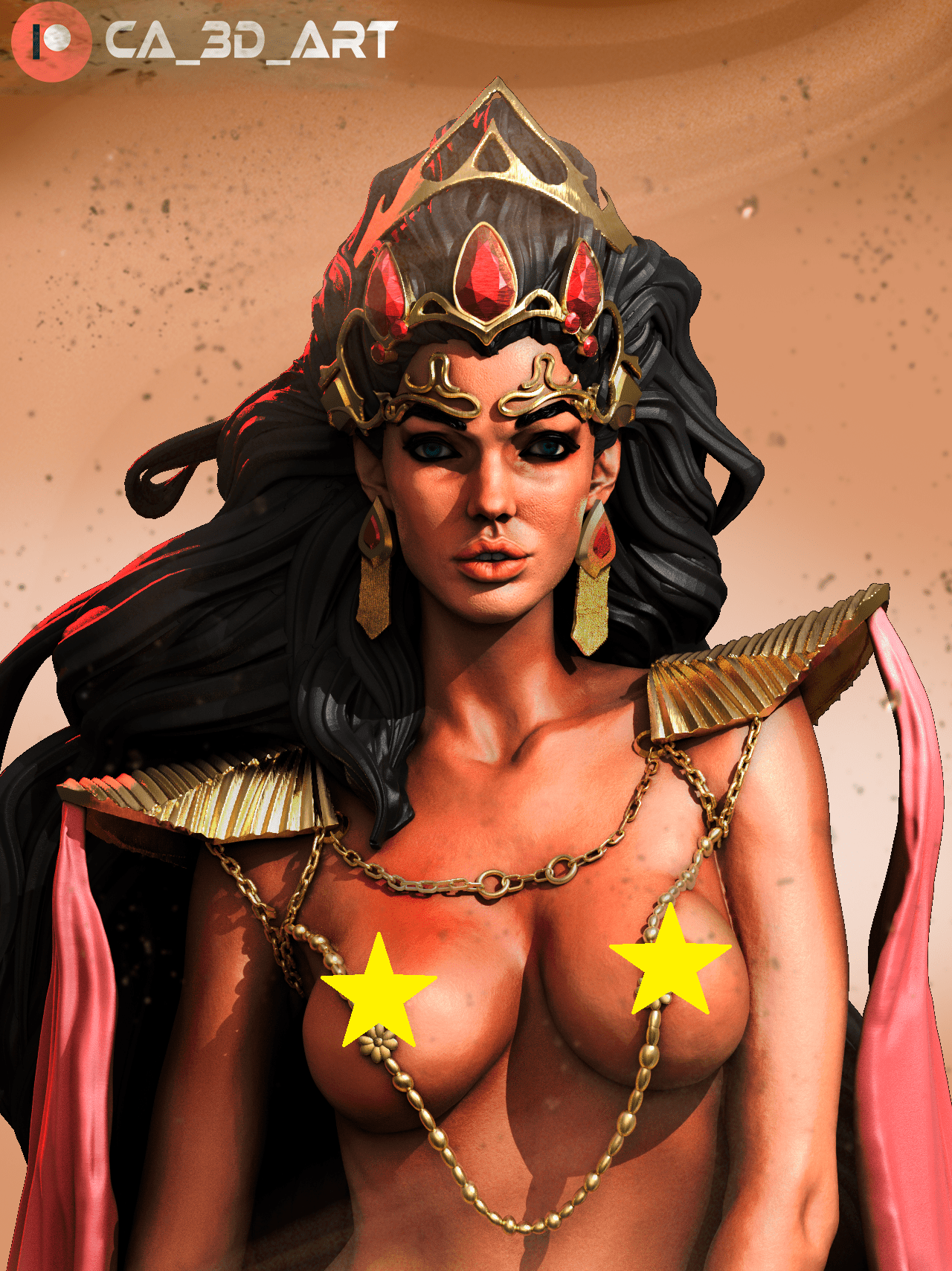 Dejah Thorris - CA 3D Studios - Dark Forge Arts
