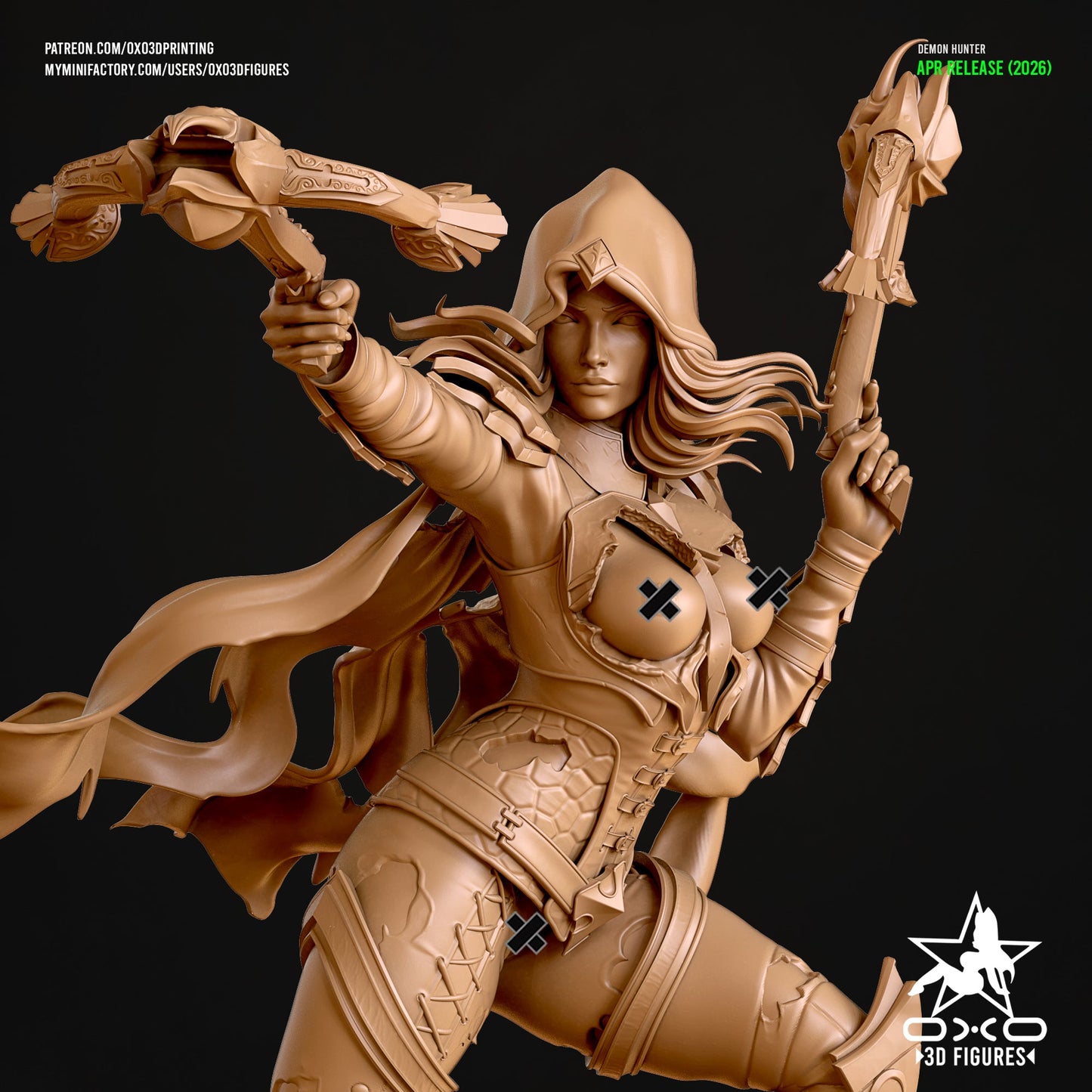 Demon Hunter - OXO3D - Dark Forge Arts