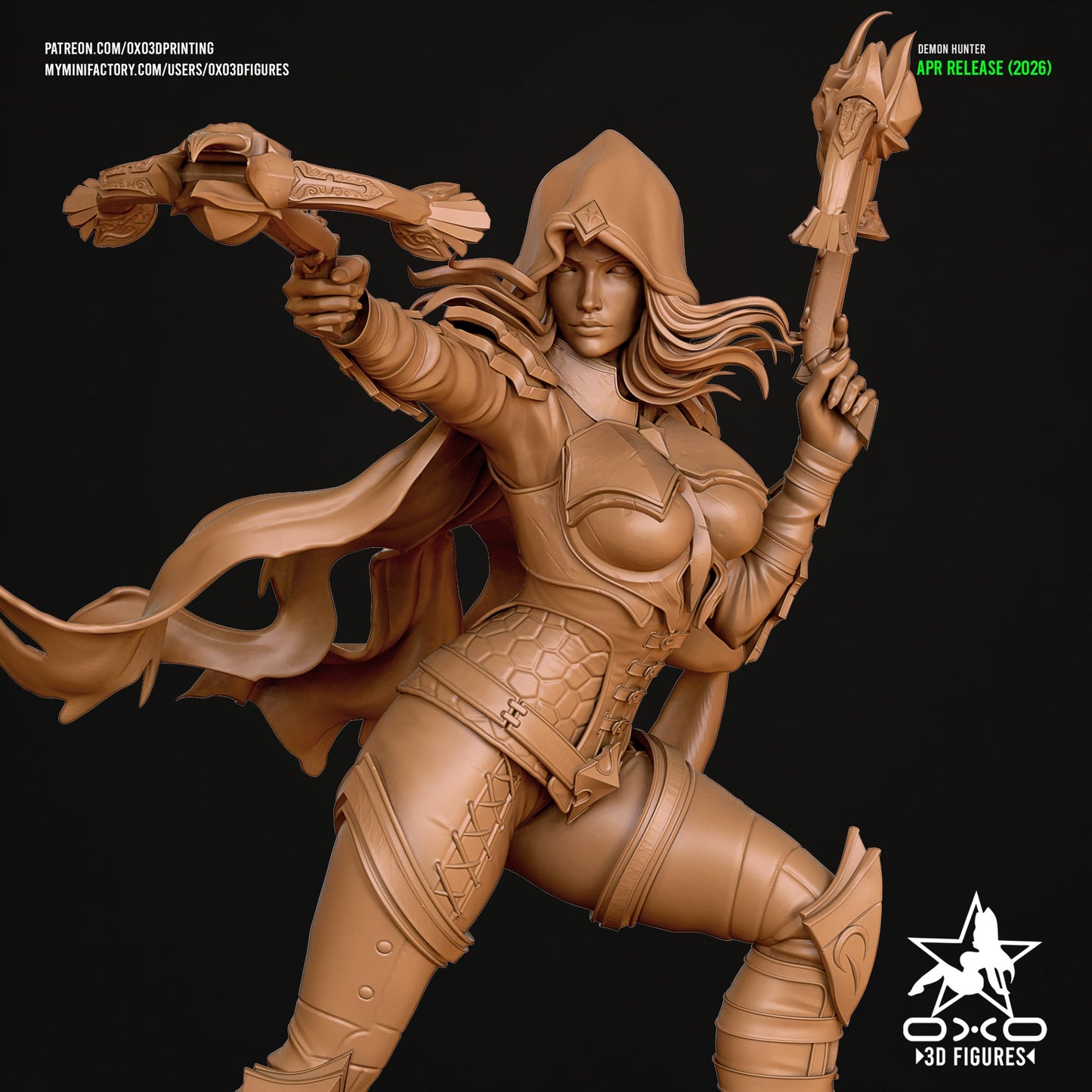 Demon Hunter - OXO3D - Dark Forge Arts