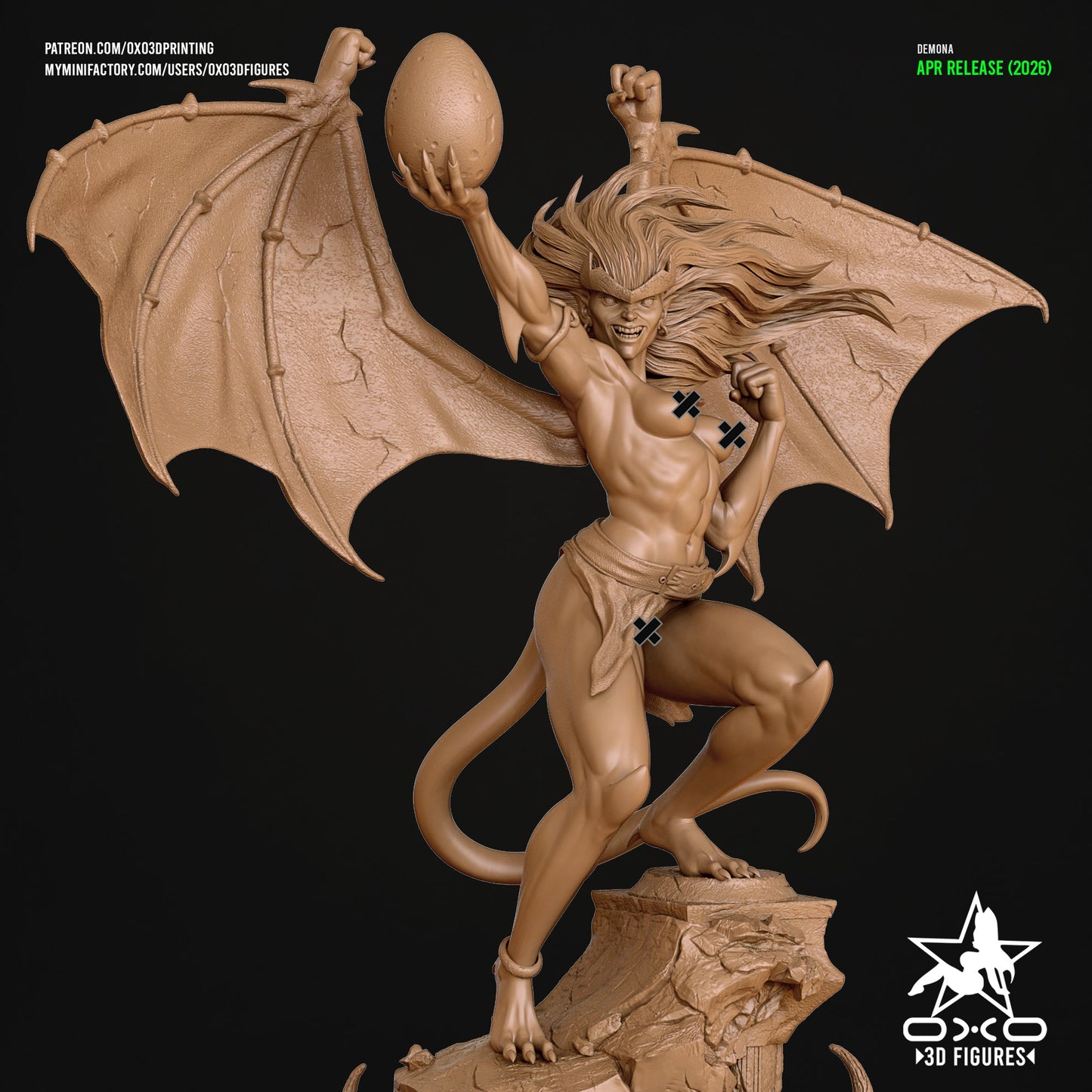 Demona - OXO3D - Dark Forge Arts