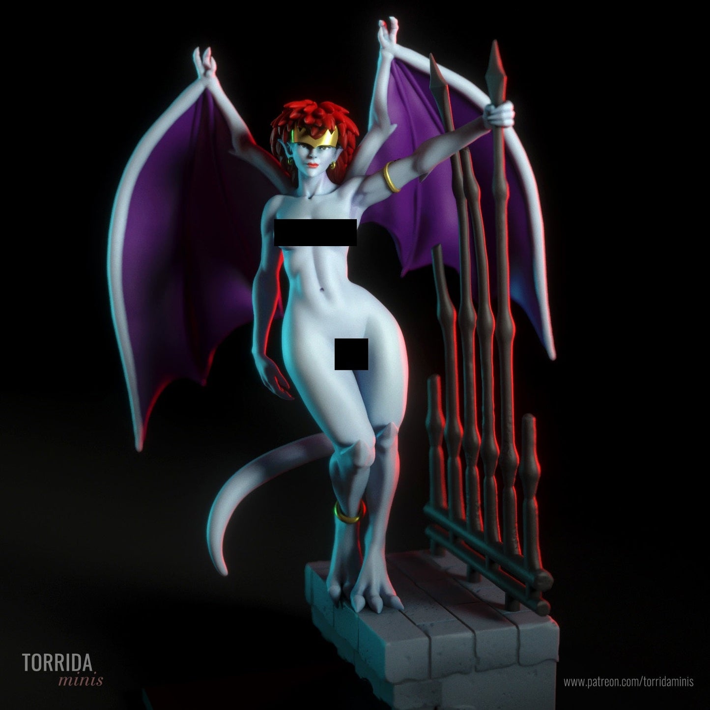 Demona - Torrida Minis - Dark Forge Arts
