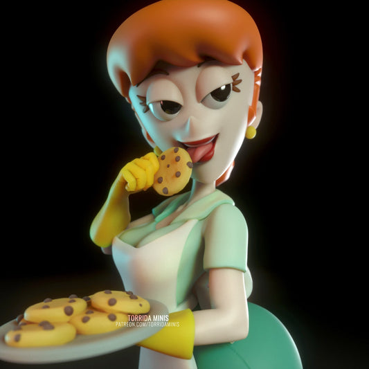 Dexter's Mom - Torrida Minis - Dark Forge Arts