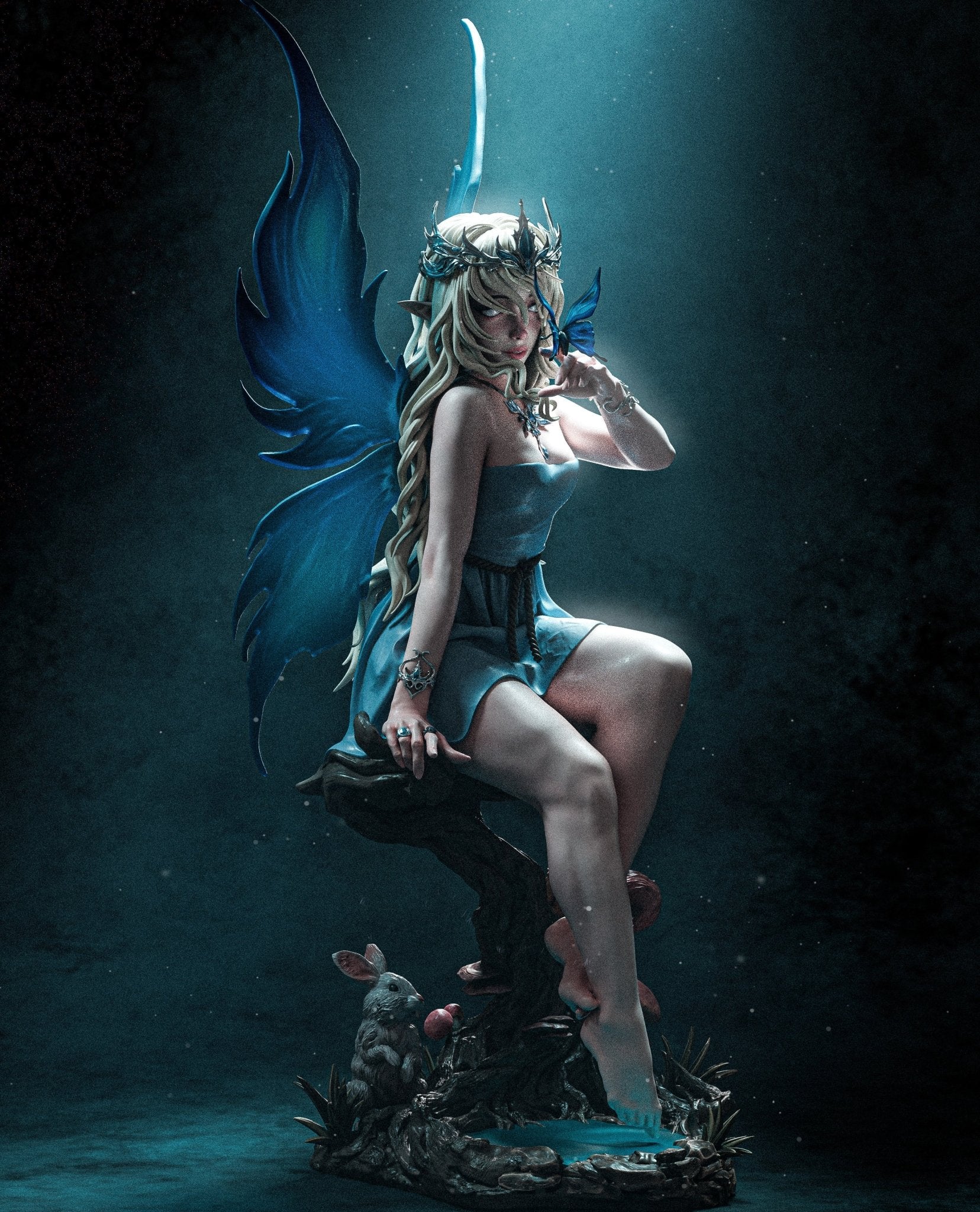 Divine Fairy - CA 3D Studios - Dark Forge Arts