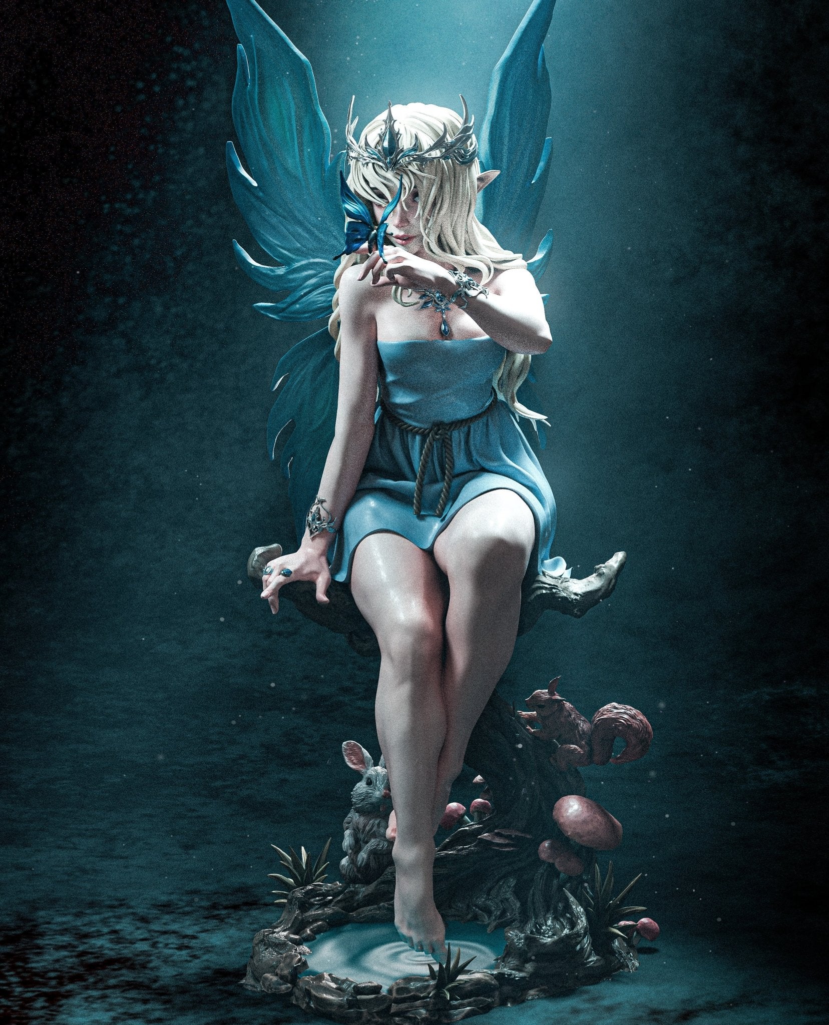 Divine Fairy - CA 3D Studios - Dark Forge Arts