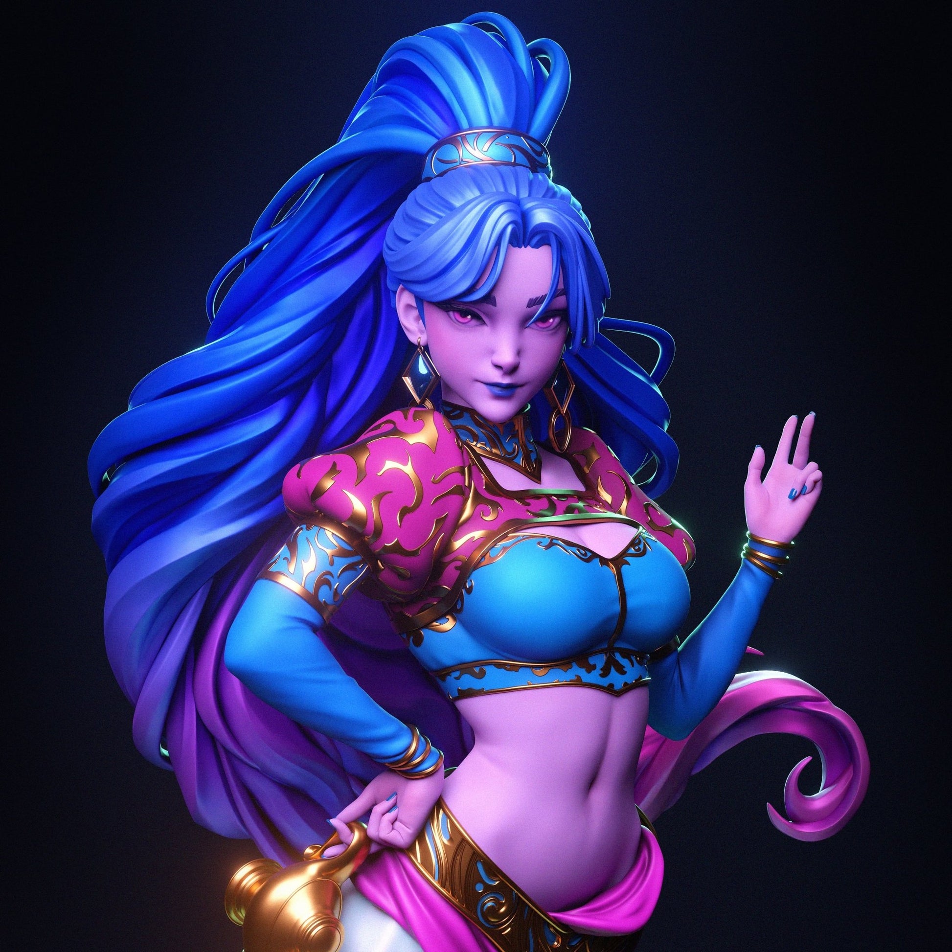 Djinn - CA 3D Studios - Dark Forge Arts