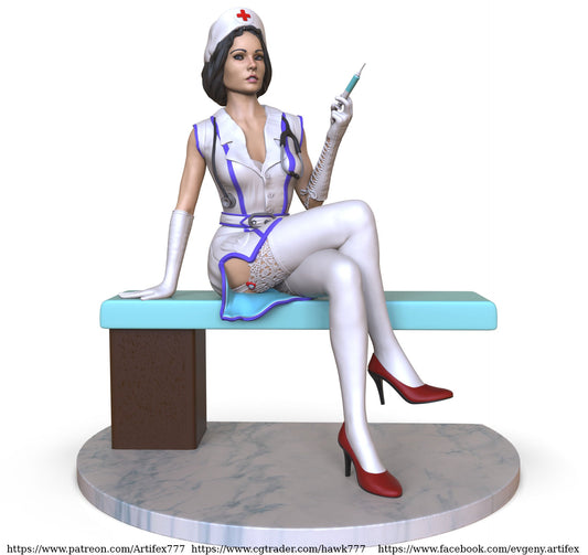 Doctor in dressing room - Artifex3D - Dark Forge Arts