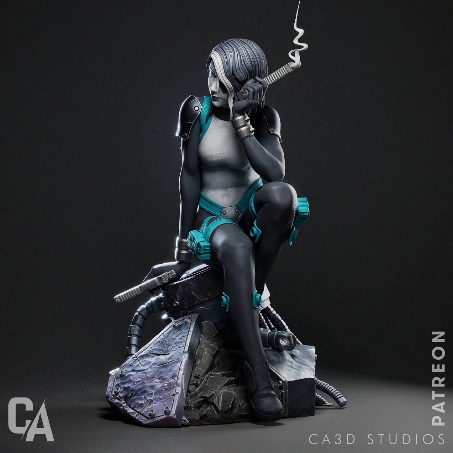 Domino - CA 3D Studios - Dark Forge Arts