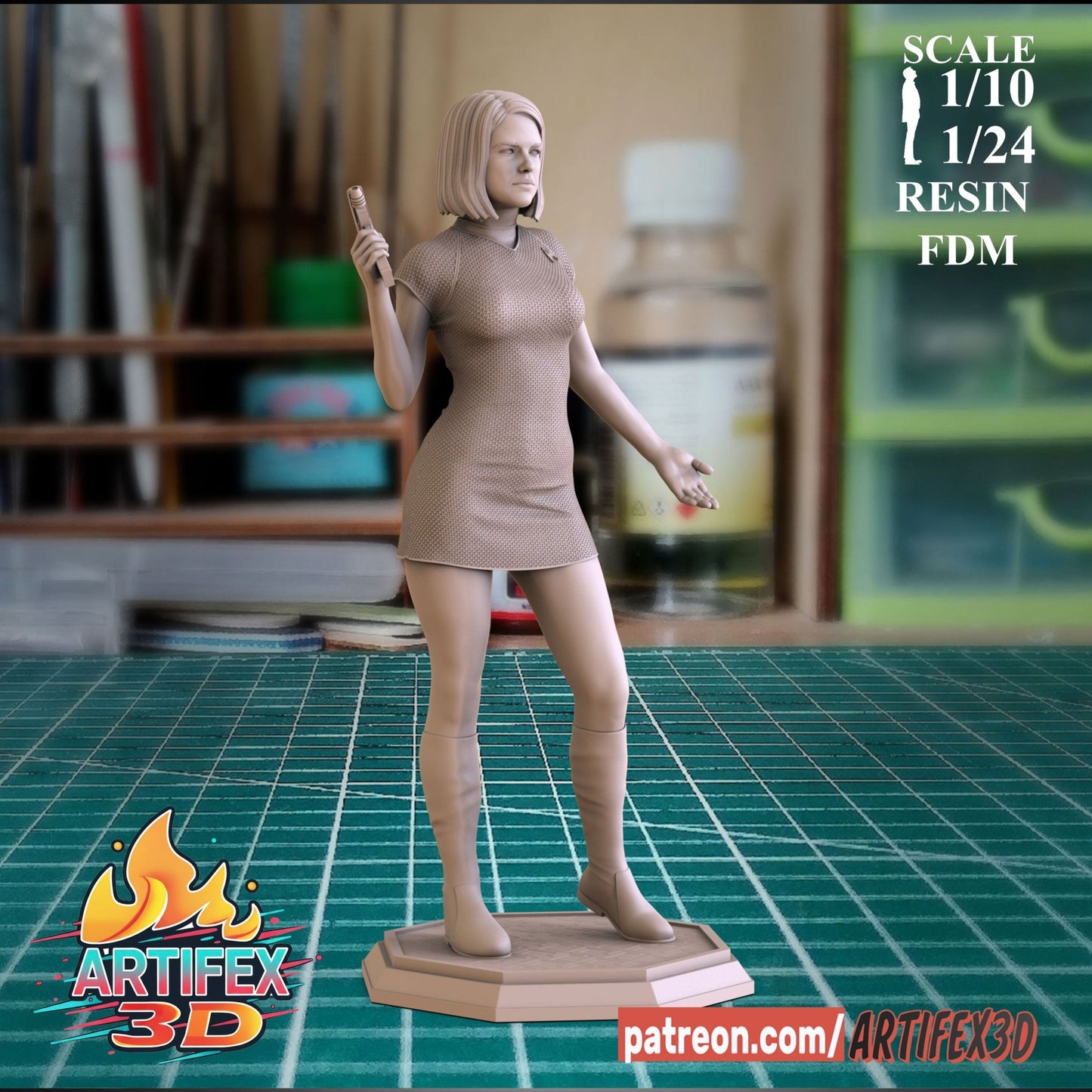 Dr Carol Marcus - Artifex3D - Dark Forge Arts
