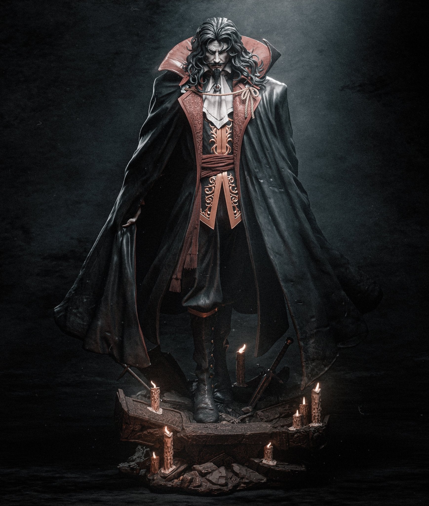Dracula - CA 3D Studios - Dark Forge Arts