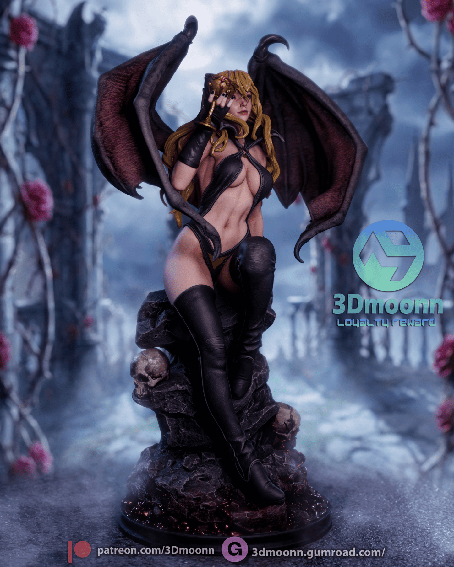 Draculina - 3DMoonn - Dark Forge Arts