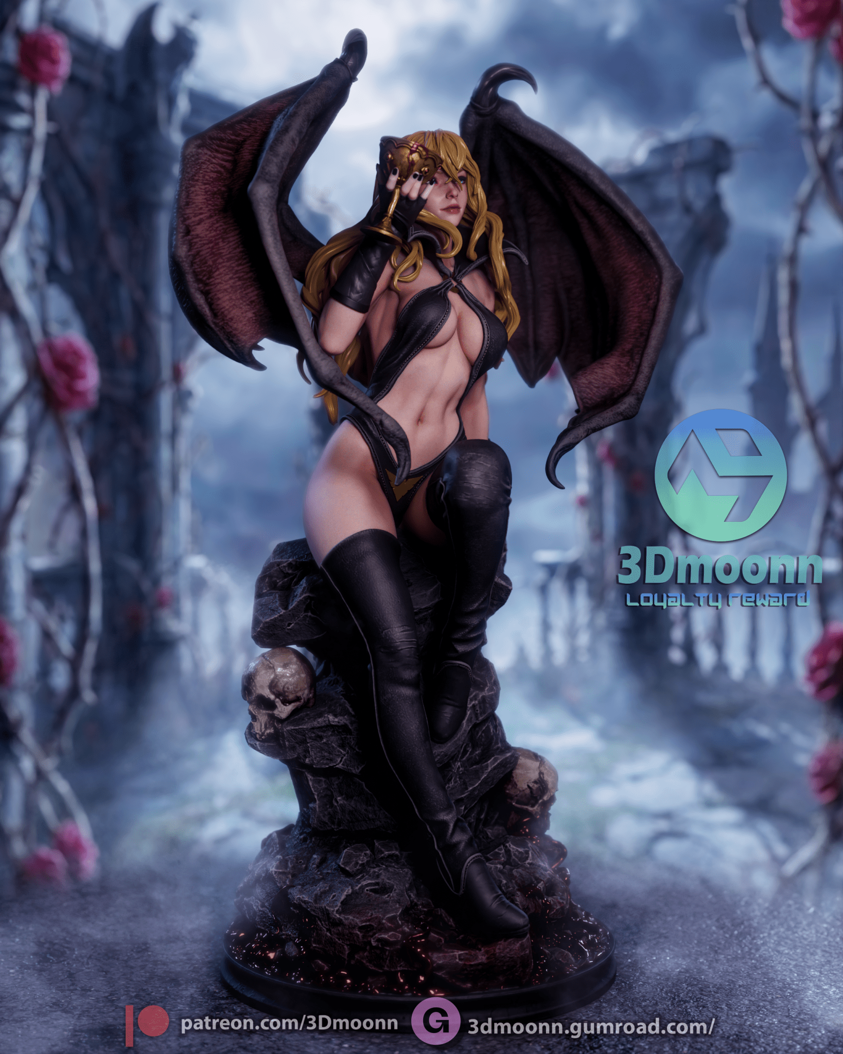 Draculina - 3DMoonn - Dark Forge Arts