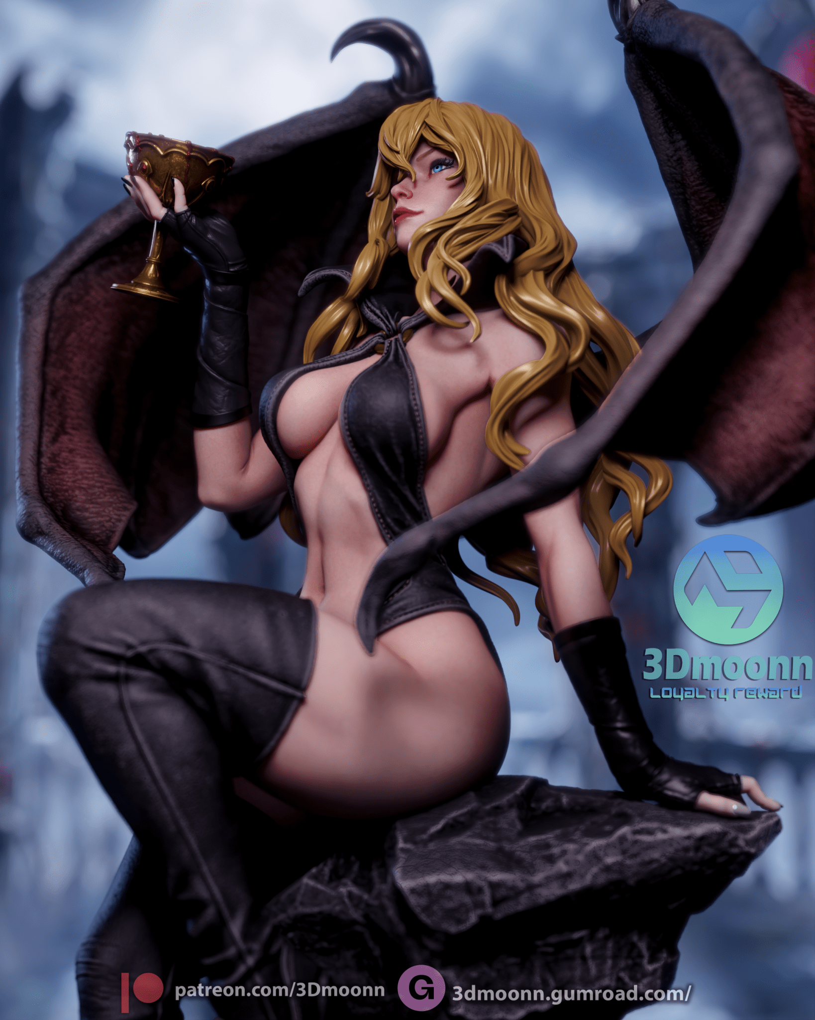 Draculina - 3DMoonn - Dark Forge Arts