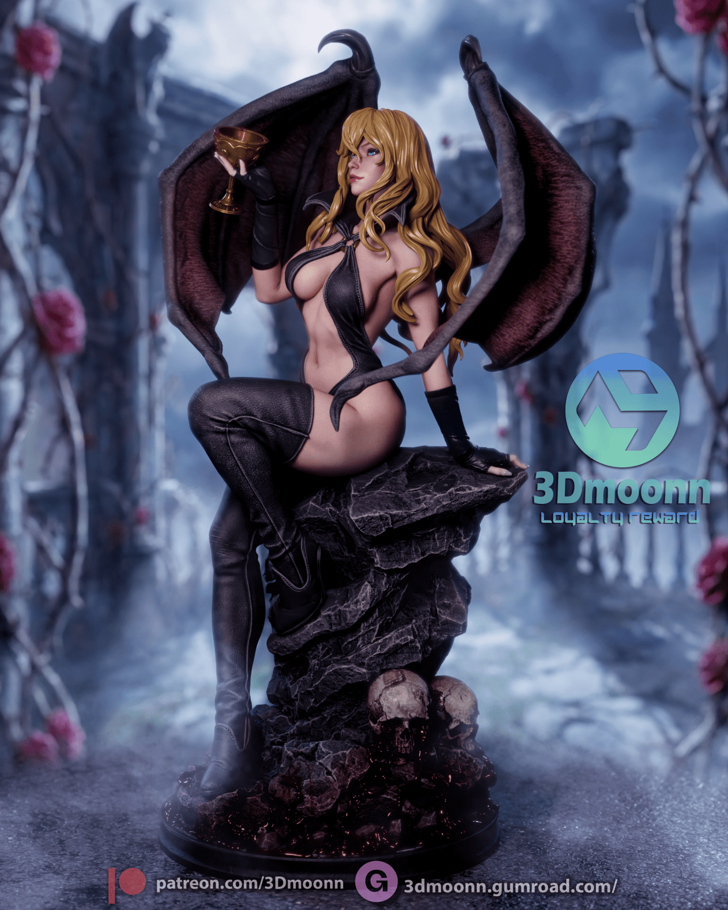 Draculina - 3DMoonn - Dark Forge Arts