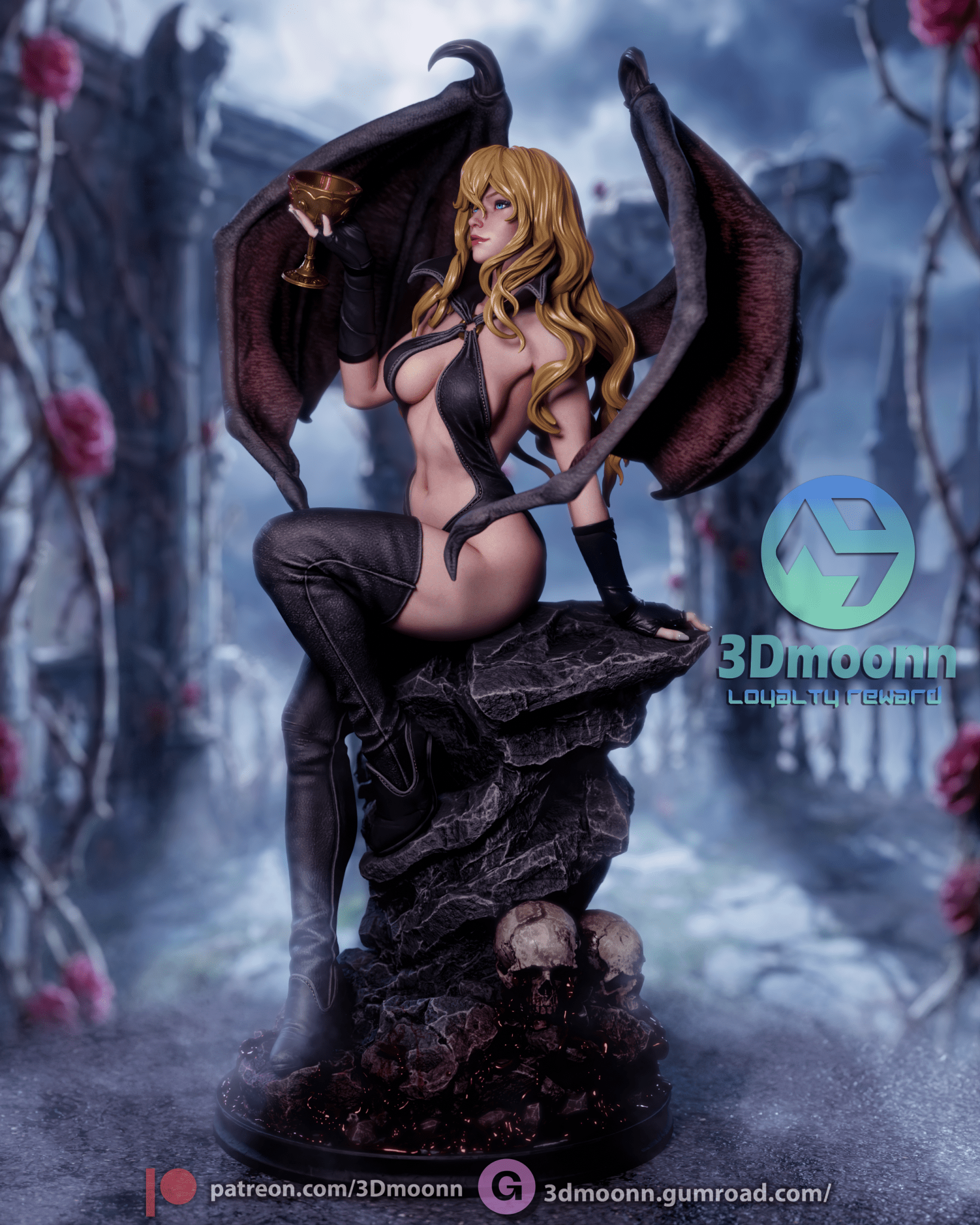 Draculina - 3DMoonn - Dark Forge Arts