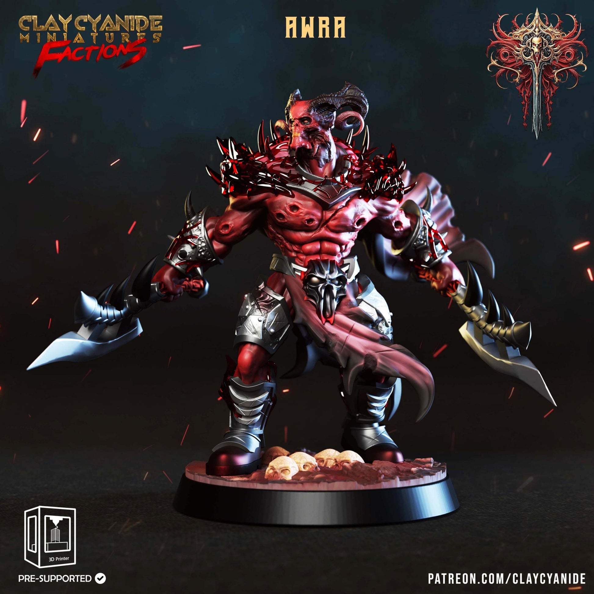 Dreadblood Heralds - ClayCyanide - Dark Forge Arts