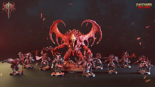 Dreadblood Heralds - ClayCyanide - Dark Forge Arts