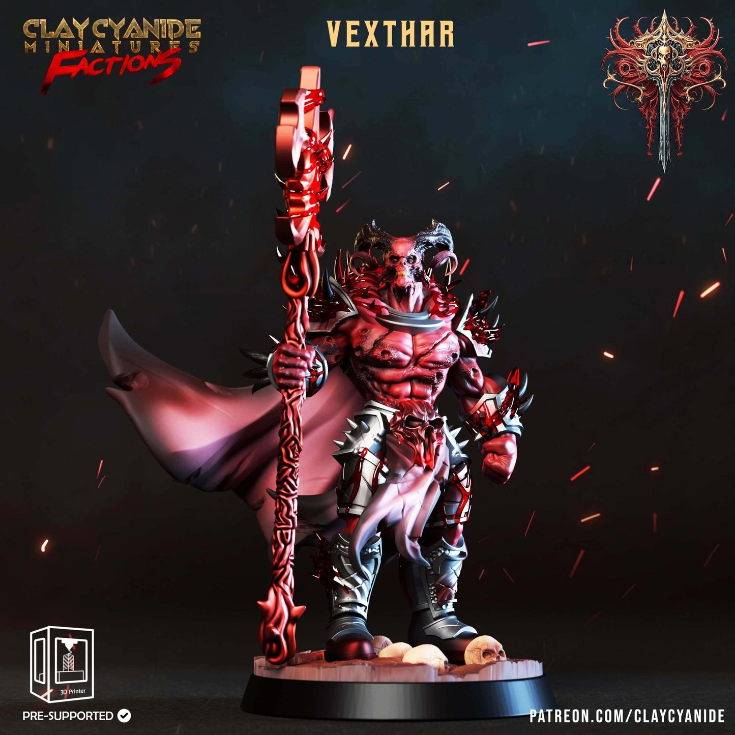 Dreadblood Heralds - ClayCyanide - Dark Forge Arts