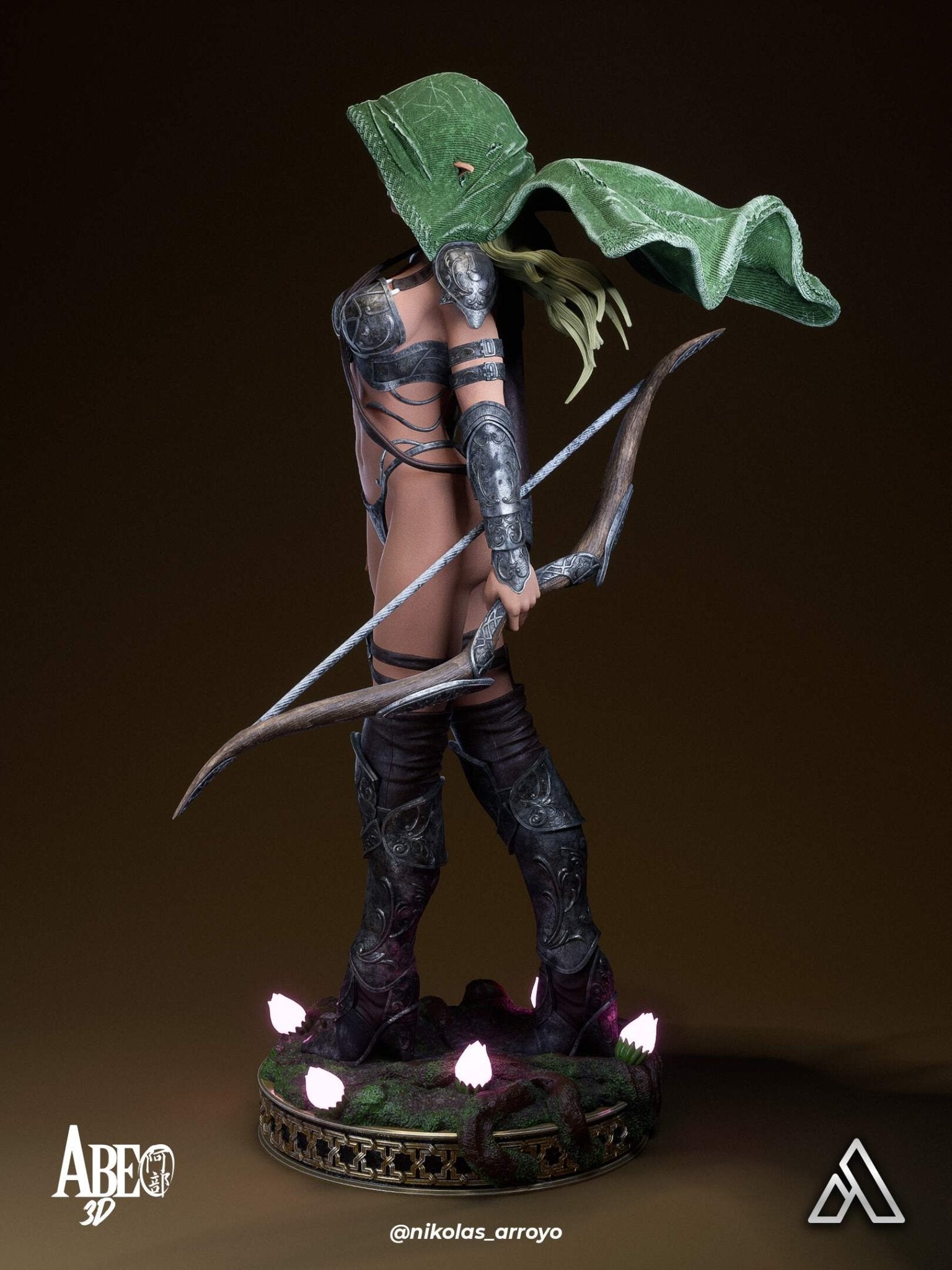 Elaria Shadownleaf - Abe3D - Dark Forge Arts