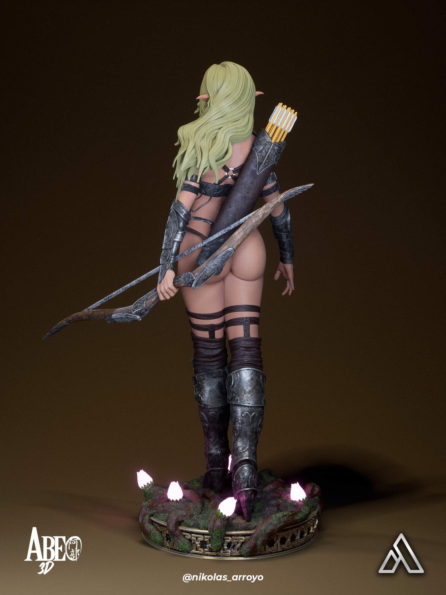 Elaria Shadownleaf - Abe3D - Dark Forge Arts