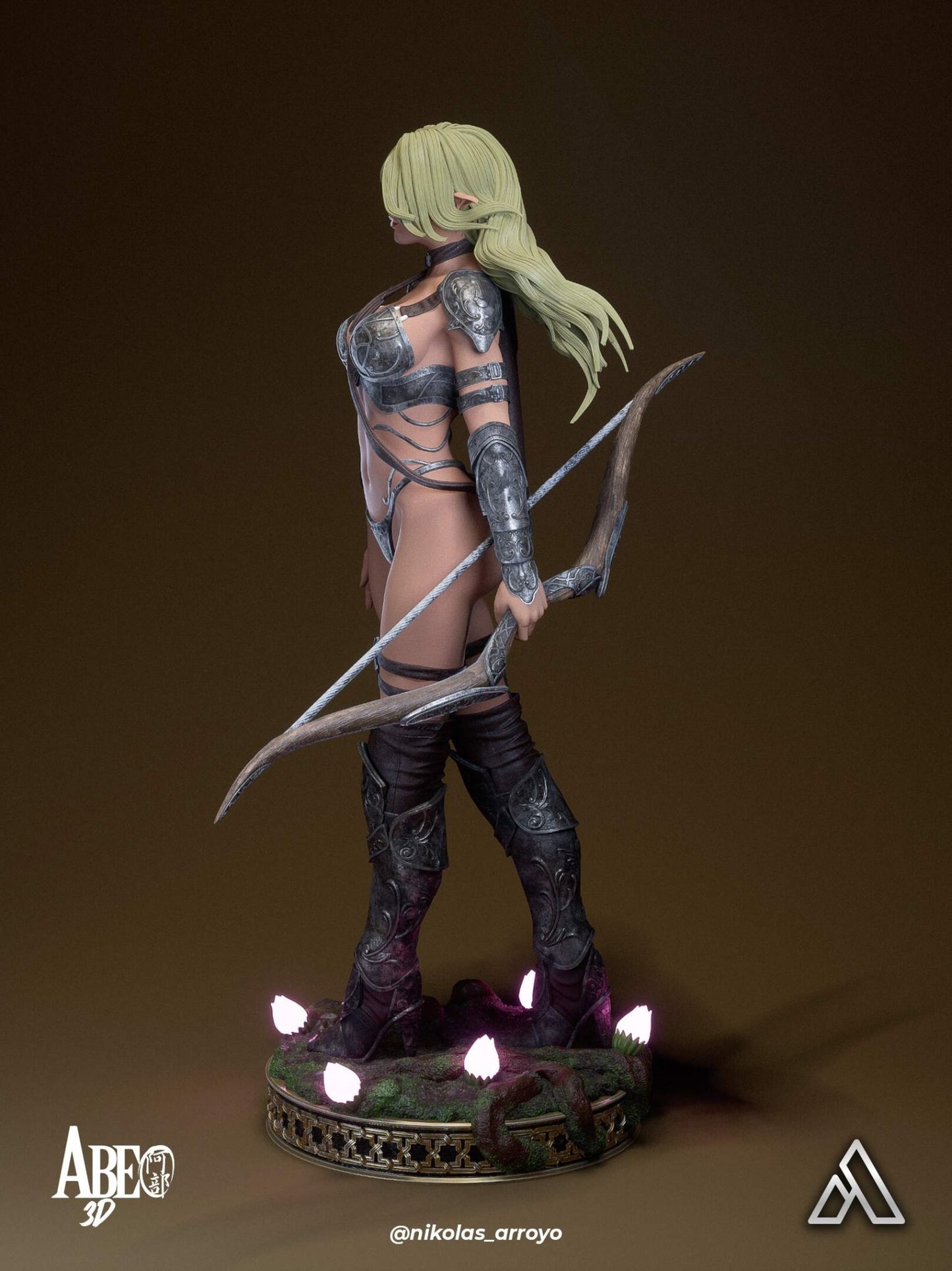 Elaria Shadownleaf - Abe3D - Dark Forge Arts