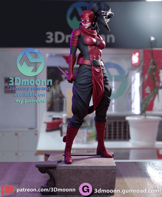 Elektra - 3DMoonn - Dark Forge Arts