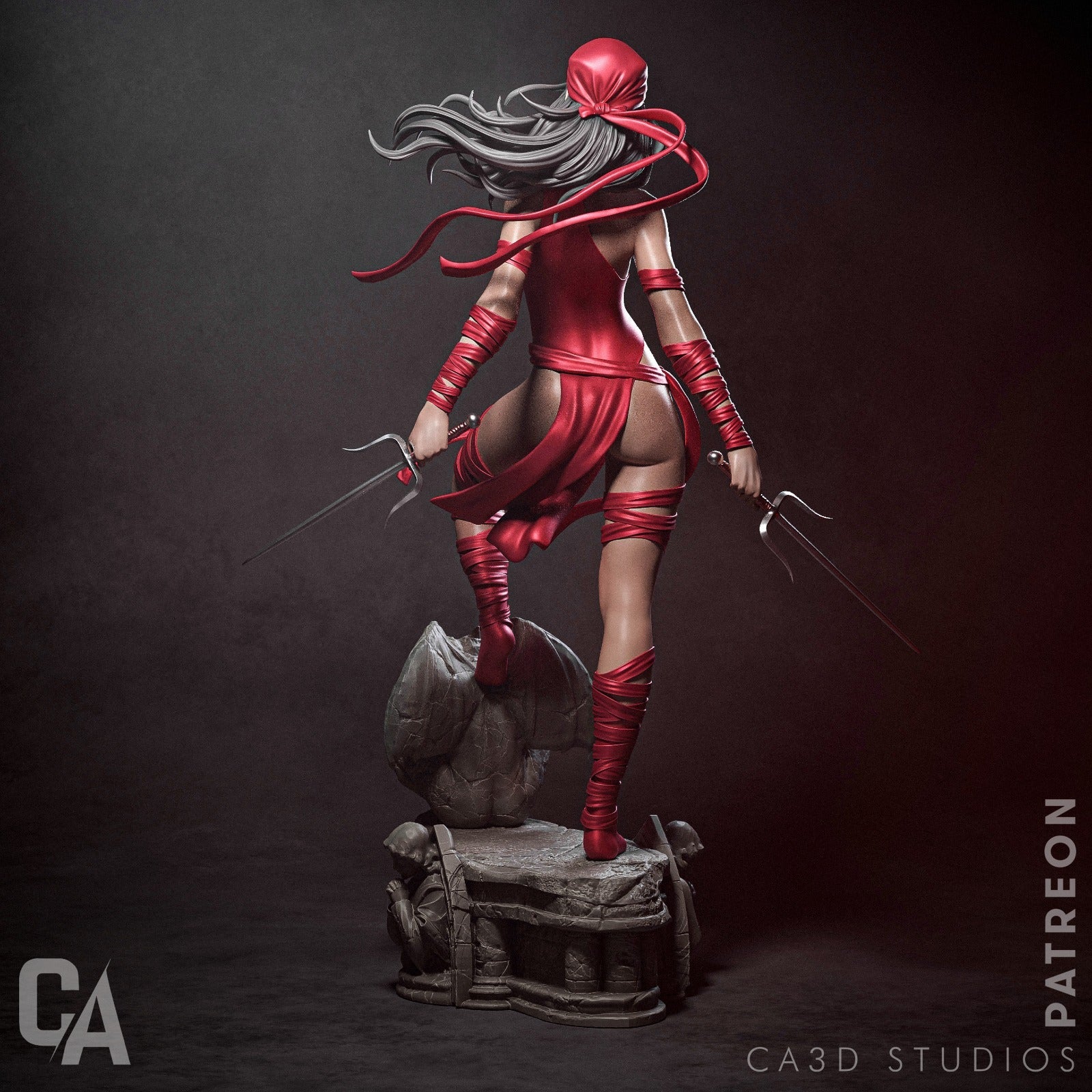 Elektra - CA 3D Studios - Dark Forge Arts