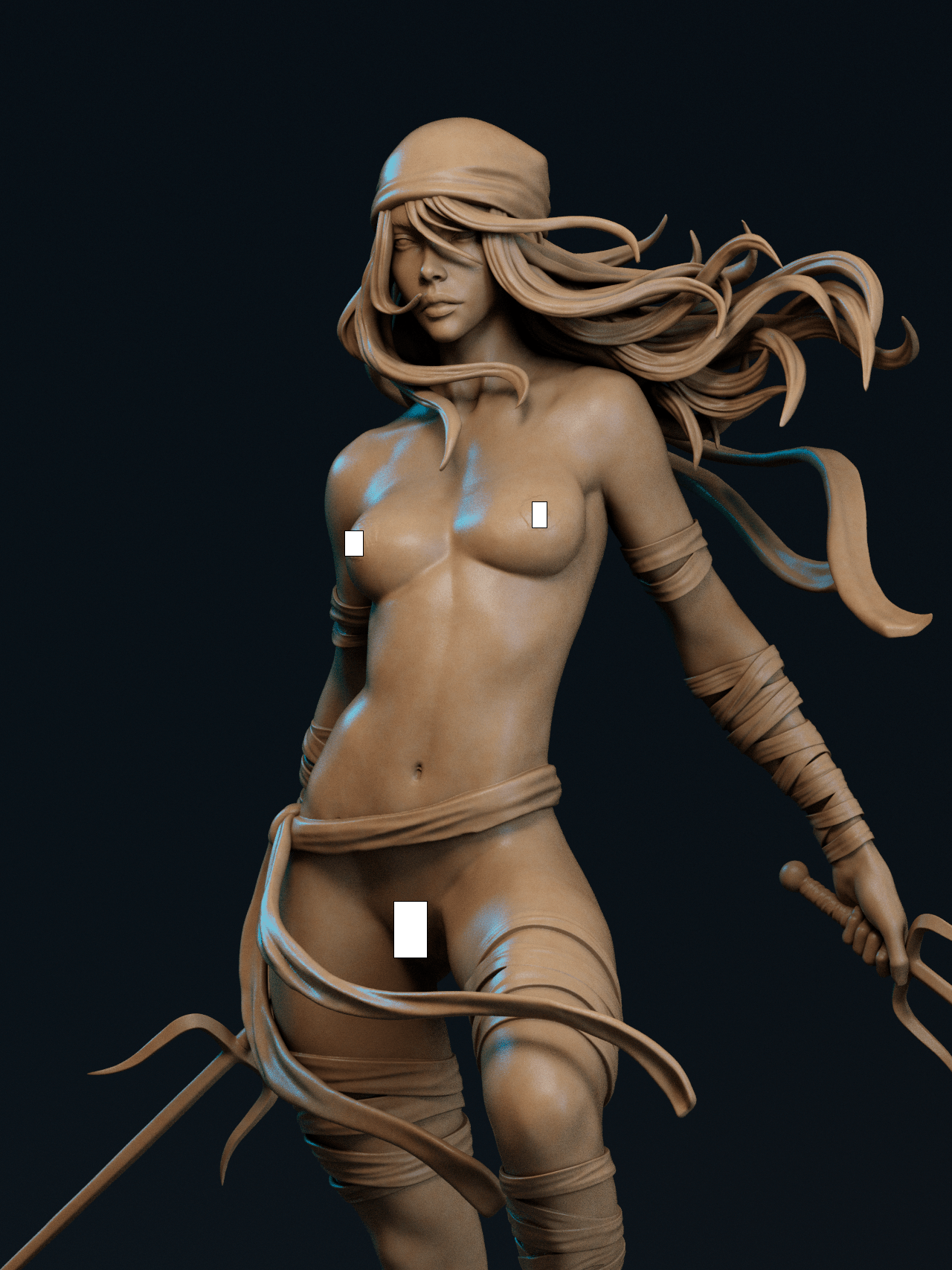 Elektra - CA 3D Studios - Dark Forge Arts