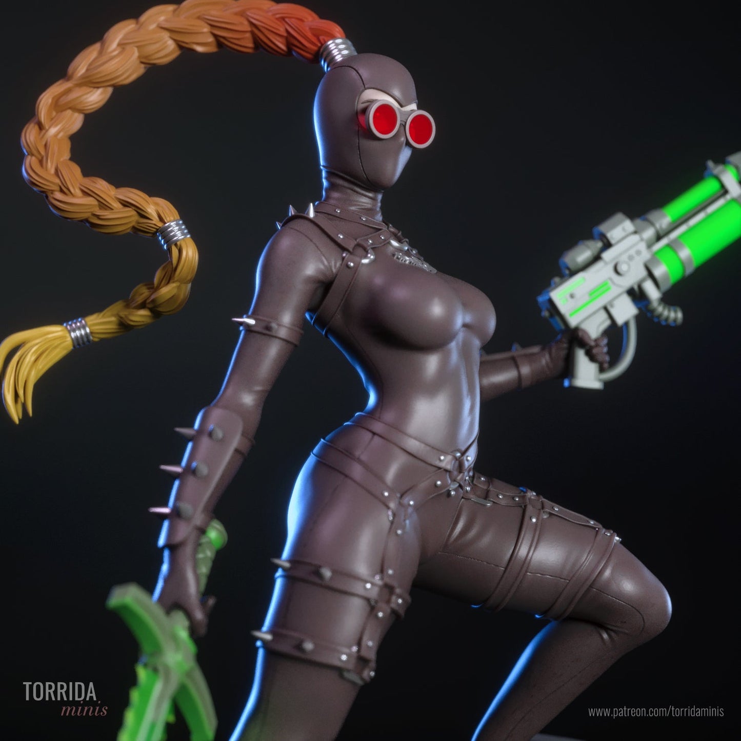 Emerald Assassin - Torrida Minis - Dark Forge Arts