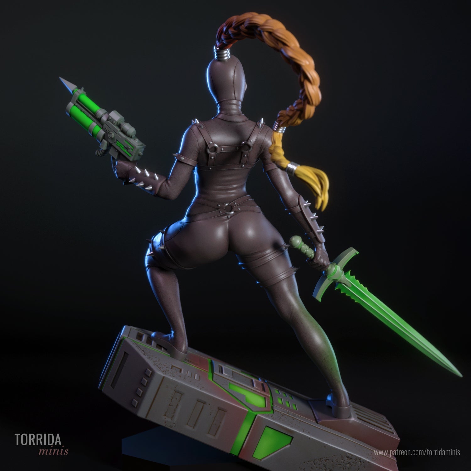 Emerald Assassin - Torrida Minis - Dark Forge Arts