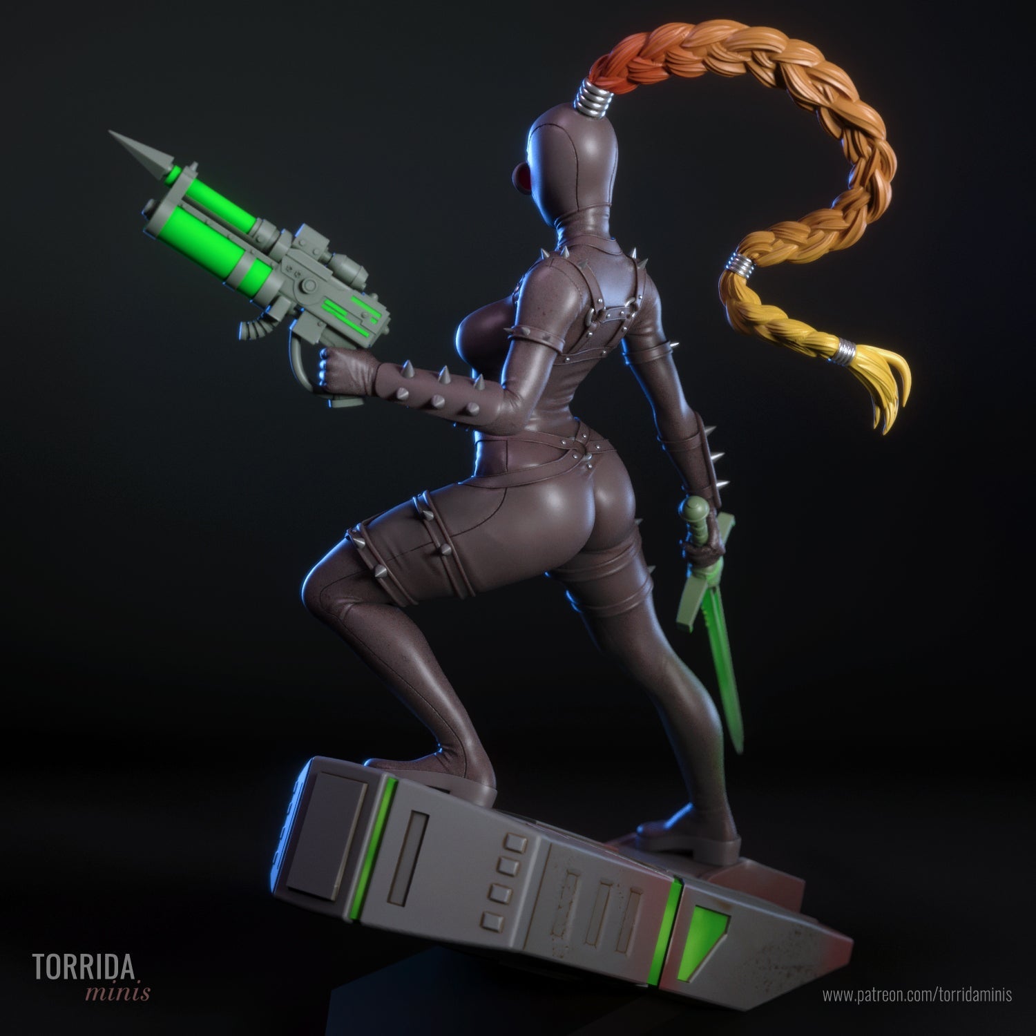 Emerald Assassin - Torrida Minis - Dark Forge Arts