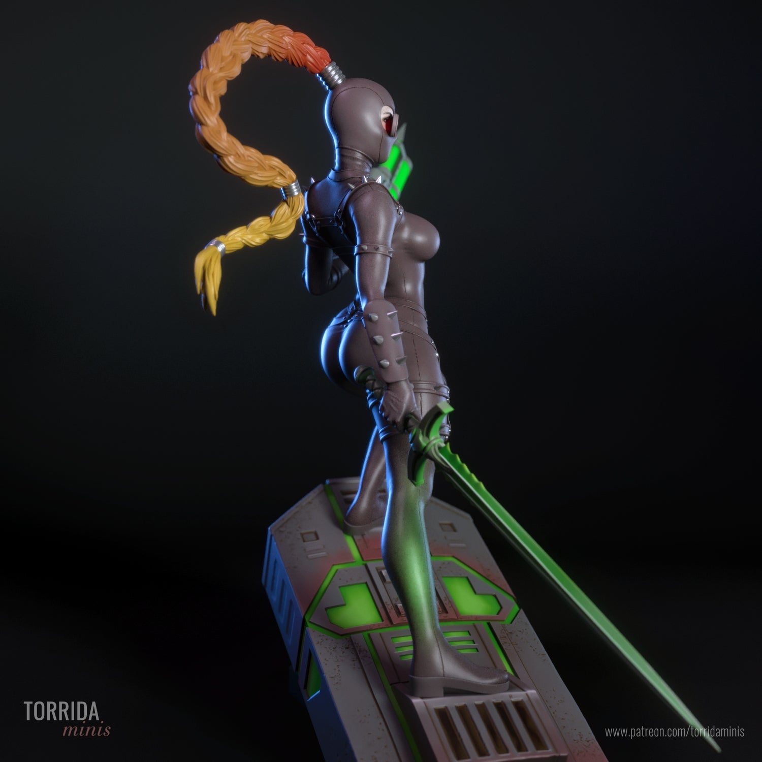 Emerald Assassin - Torrida Minis - Dark Forge Arts