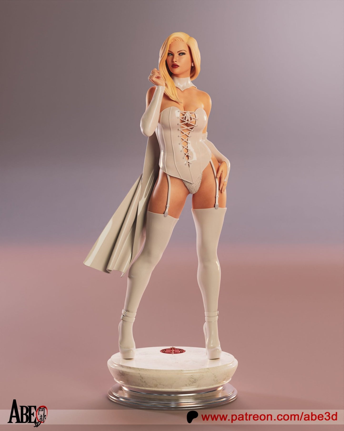 Emma Frost White Queen - Abe3D - Dark Forge Arts